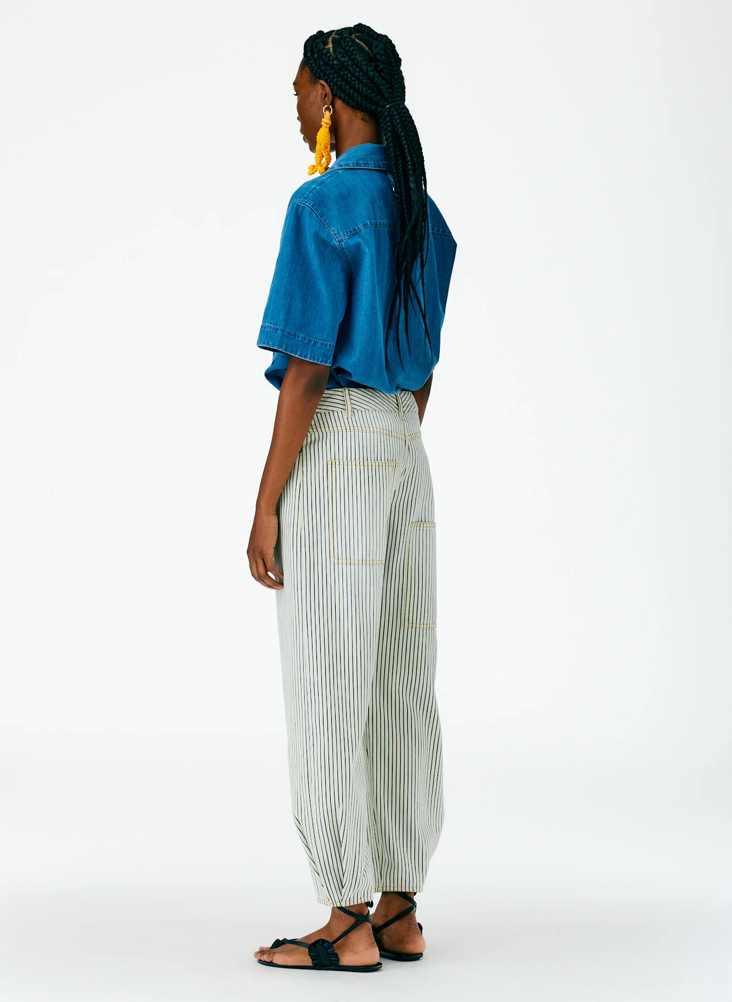 Stone Wash Striped Brancusi Jean - Regular - Image 3