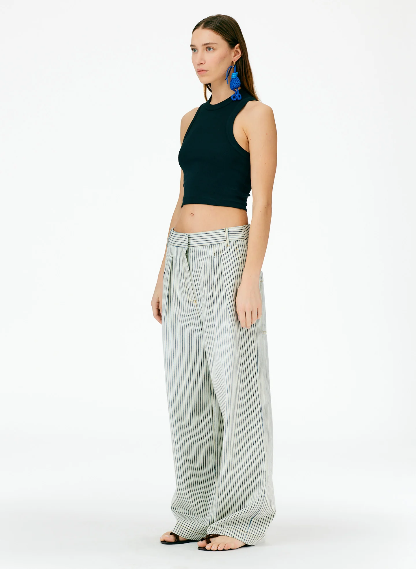 Stone Wash Striped Stella Jean - Image 3