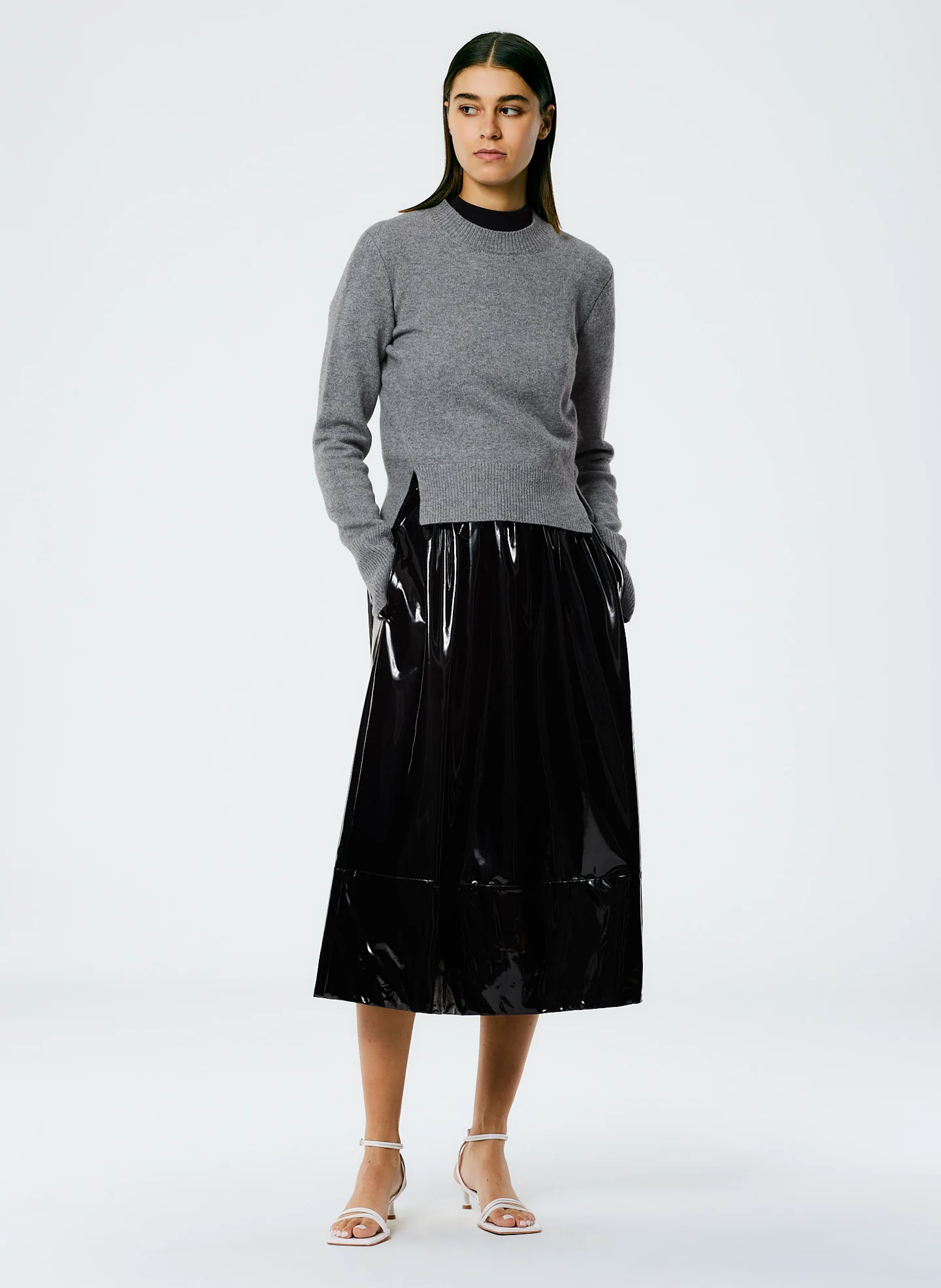 Stretch Cashmere Crewneck Pullover - Image 5