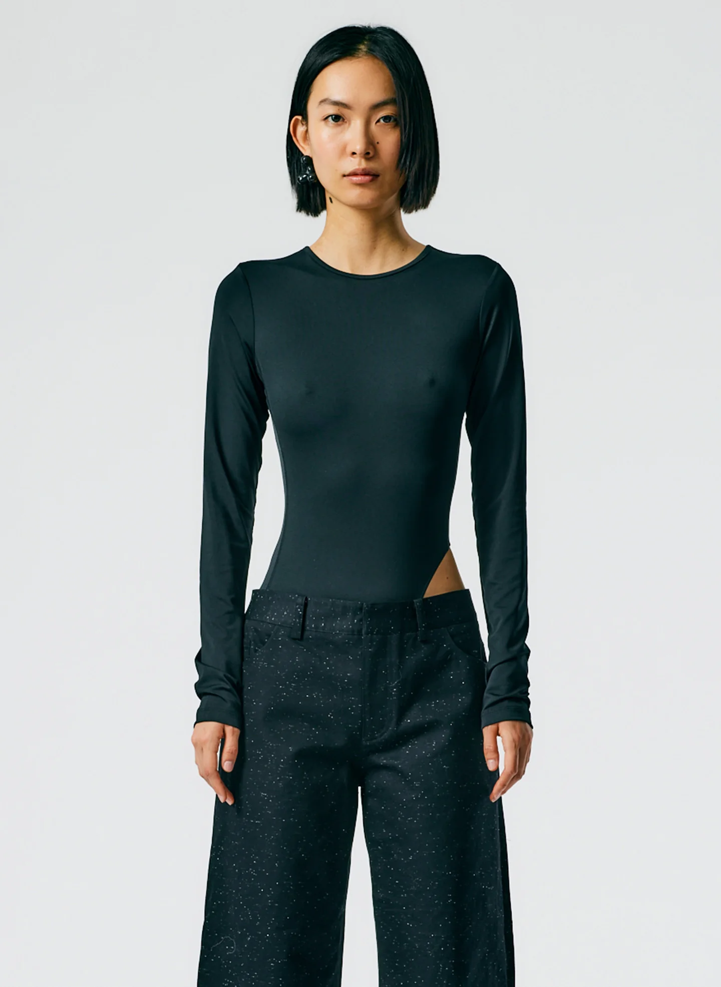 Stretch Cut Out Bodysuit - Image 3