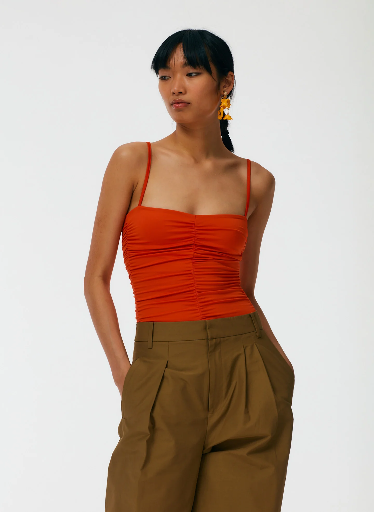 Stretch Shirred Bodysuit - Image 11