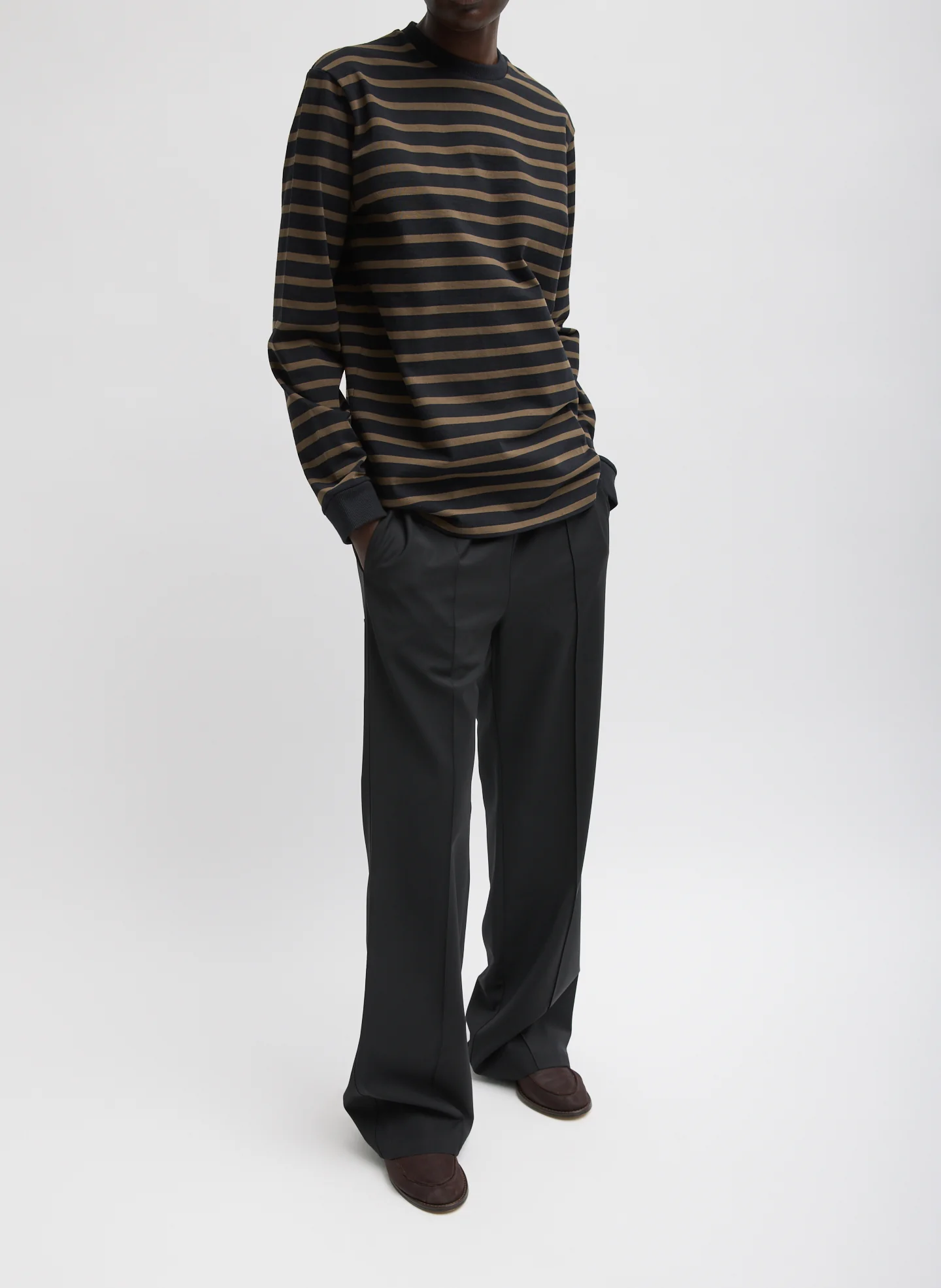 Striped Perfect Unisex Long Sleeve T-Shirt - Image 4