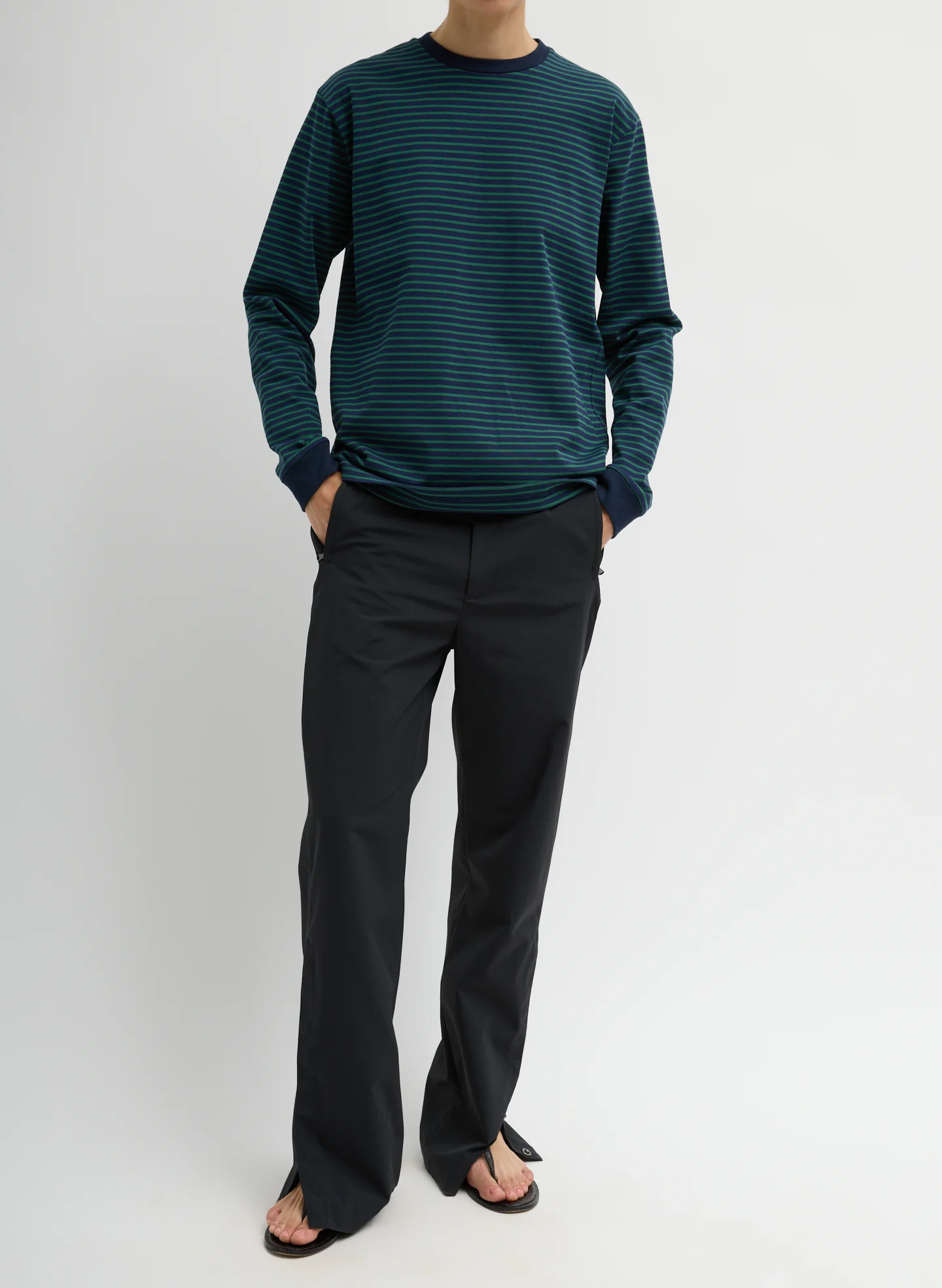 Striped Perfect Unisex Long Sleeve T-Shirt - Image 6