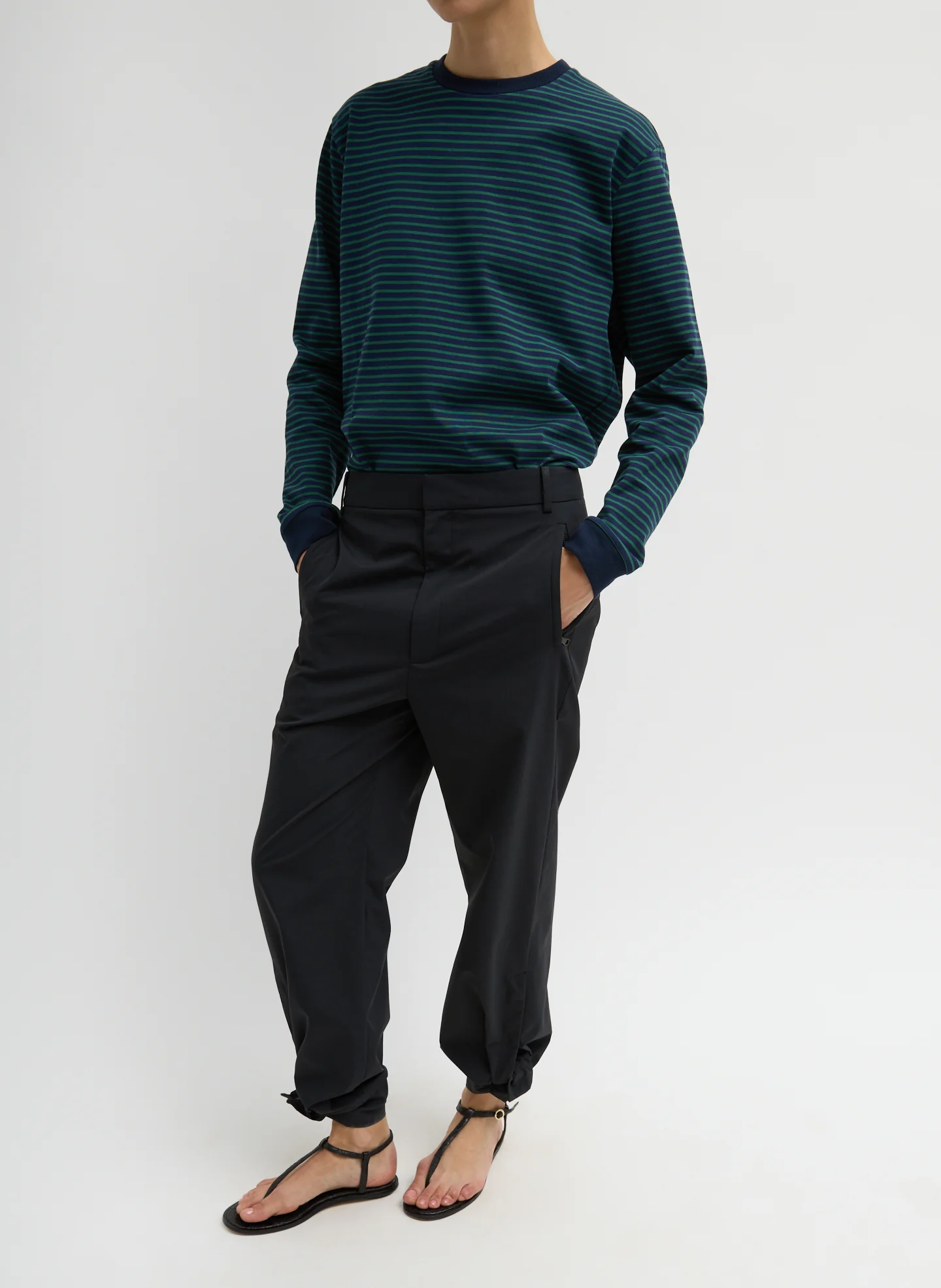 Striped Perfect Unisex Long Sleeve T-Shirt - Image 7