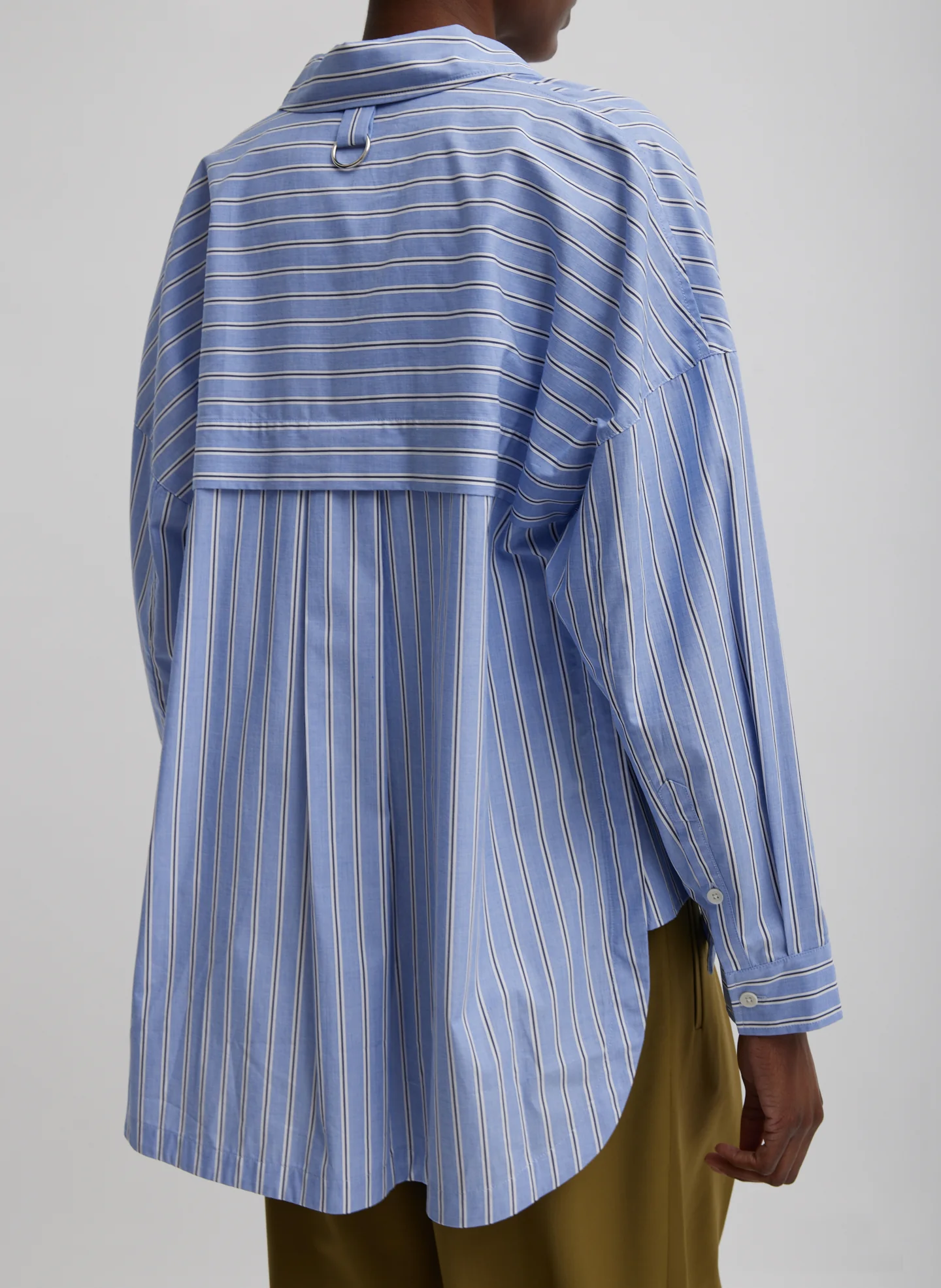 Striped Shirting Gabe Oversized Shirt - Image 3