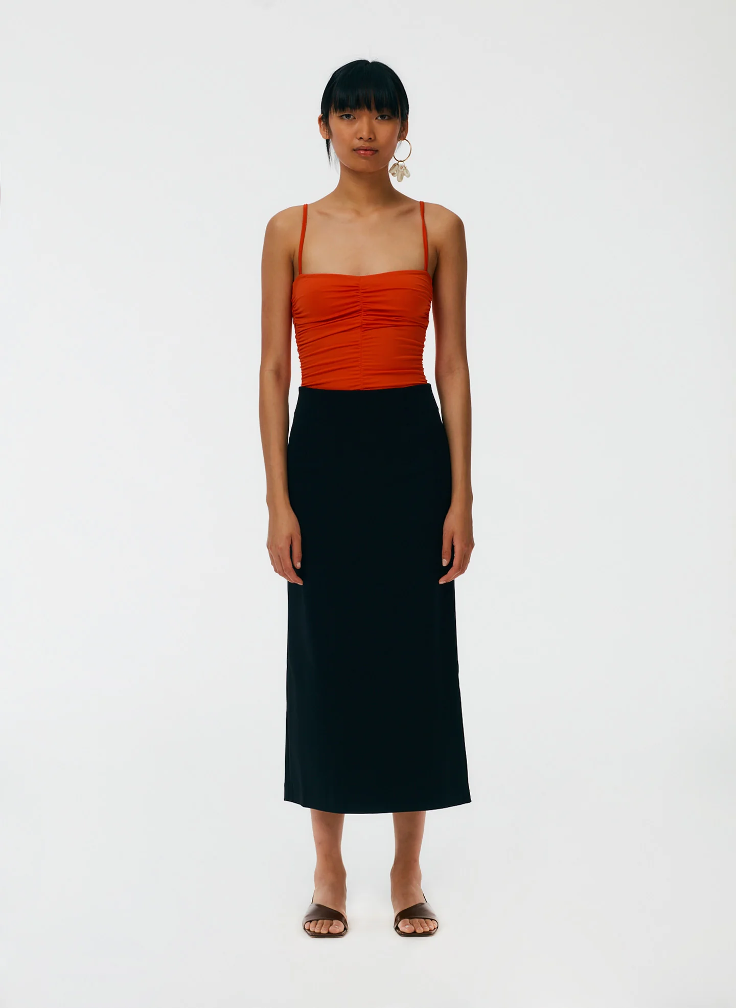 Structured Knit Pencil Skirt