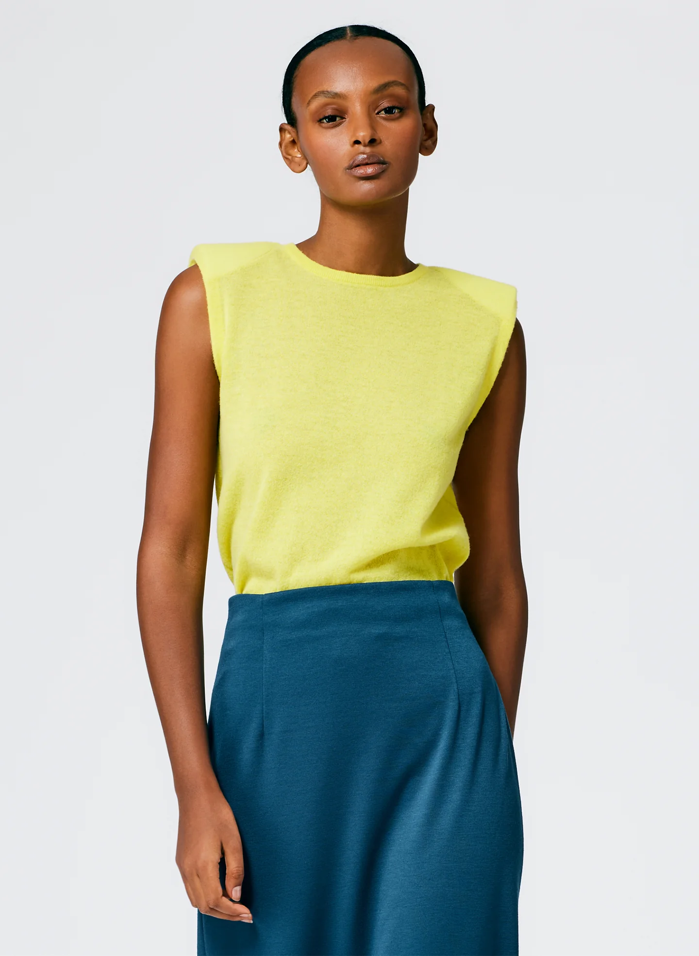 Structured Knit Pencil Skirt - Image 5