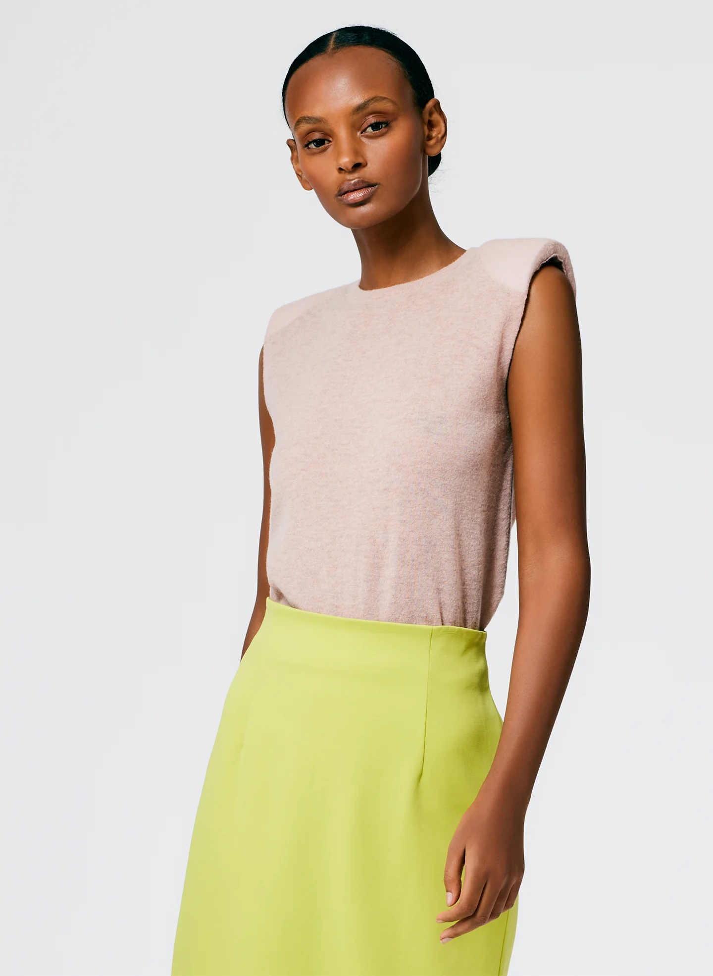 Structured Knit Pencil Skirt - Image 5