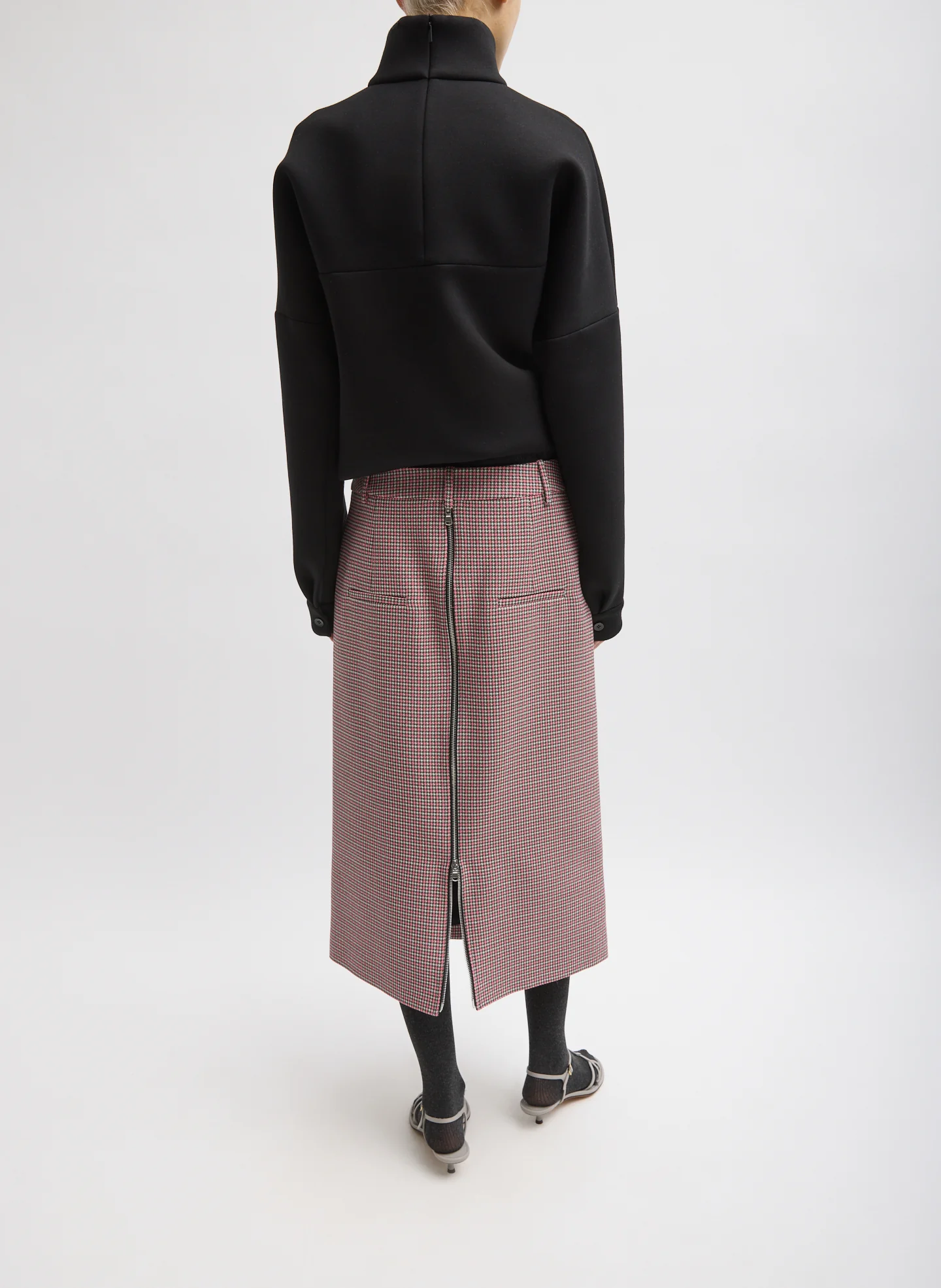 Structured Viscose Dolman Sleeve Top - Image 4