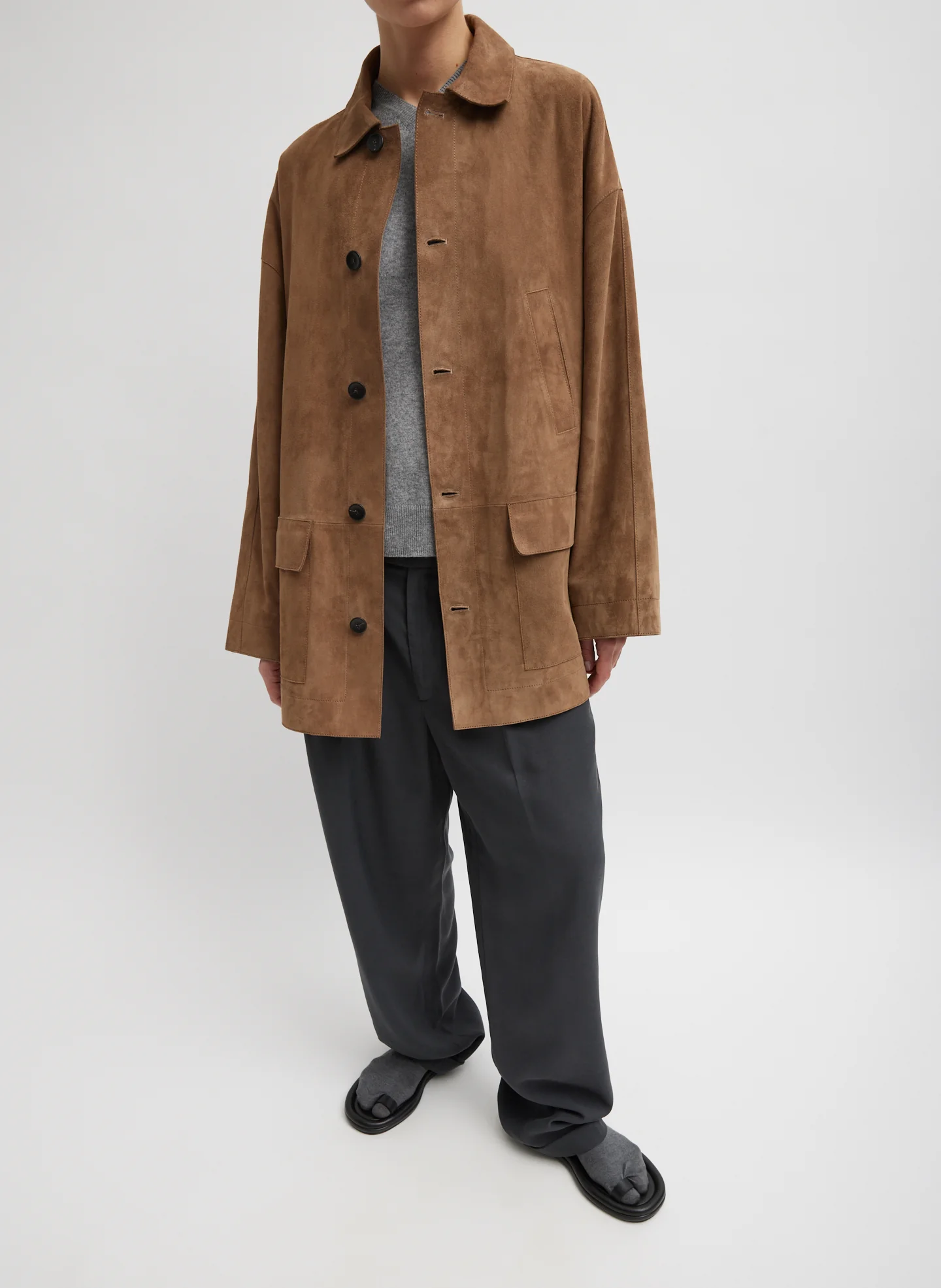 Suede Carcoat