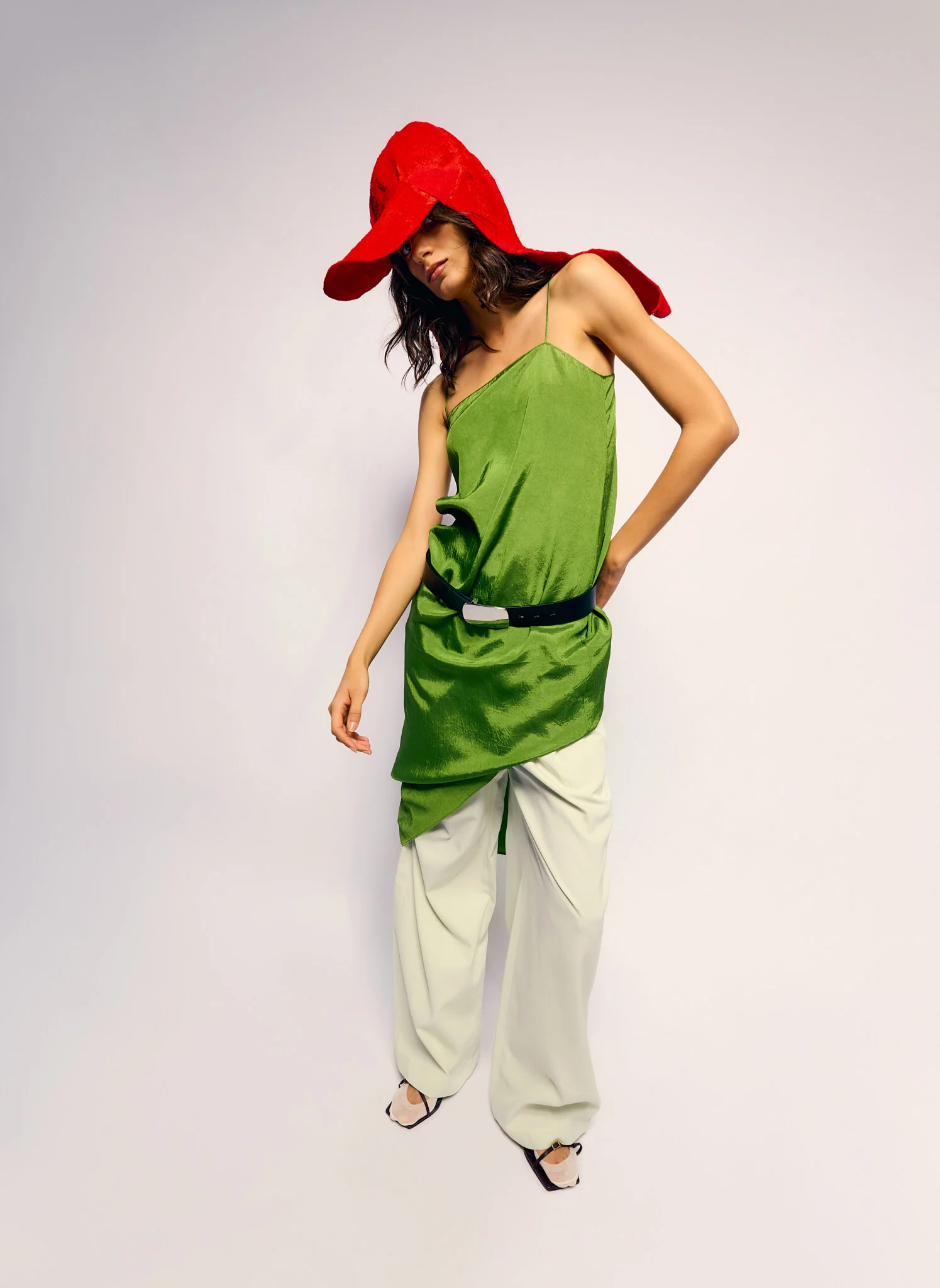Drapey Suiting Marit Pull On Pant - Image 2