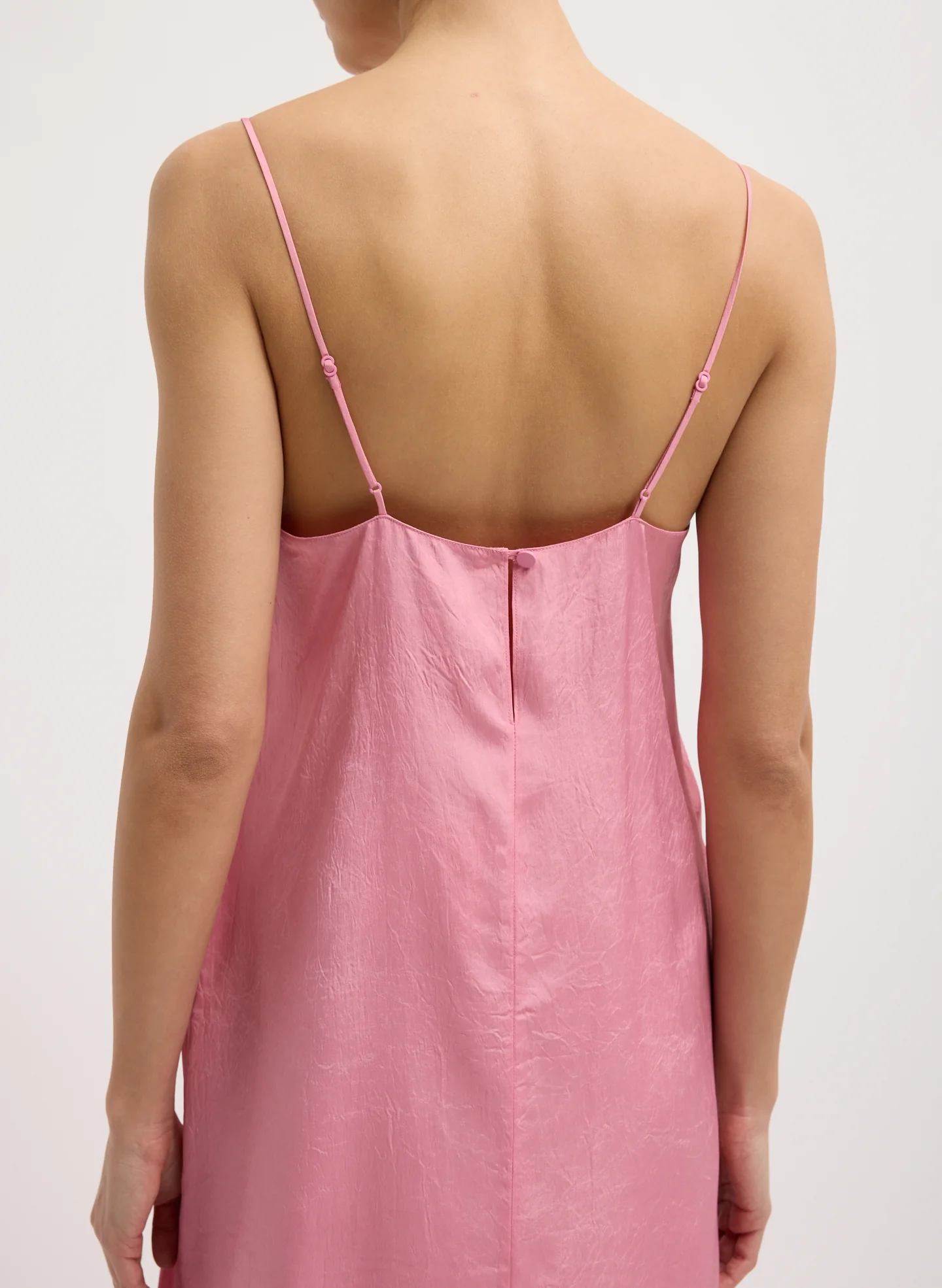 Summer Acetate Crinkle Slip Dress - Image 5