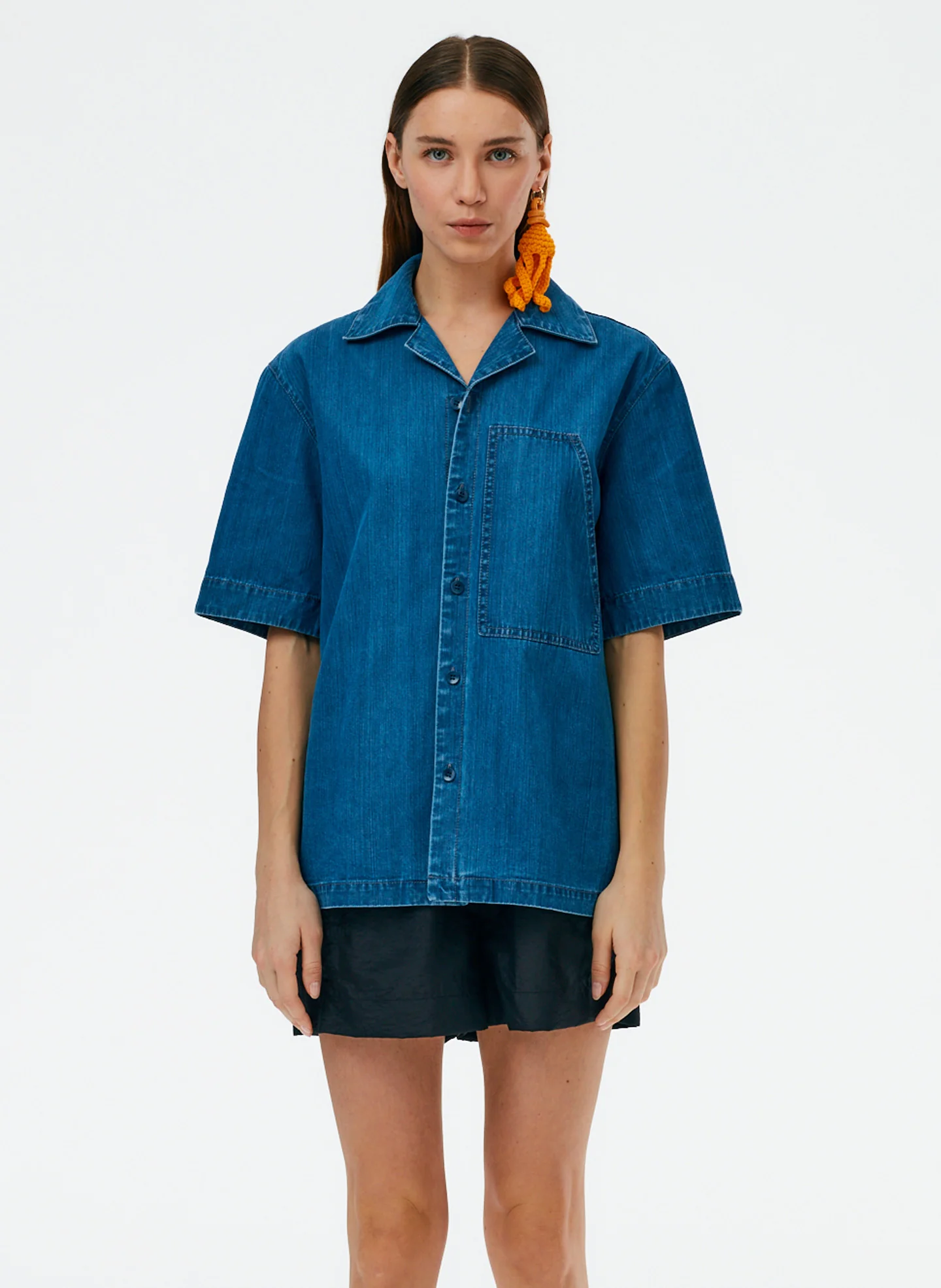 Summer Denim Camp Shirt