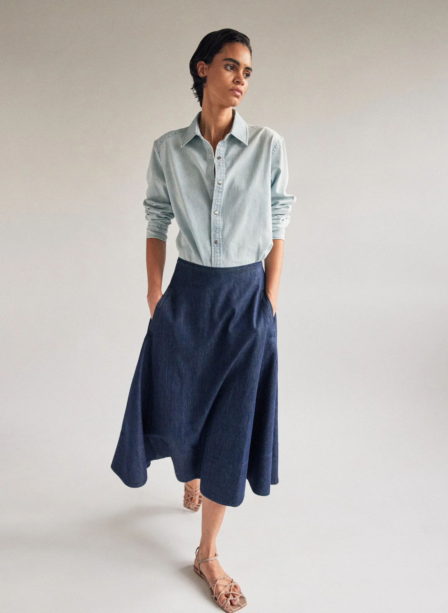 Summer Denim Circle Skirt - Image 2