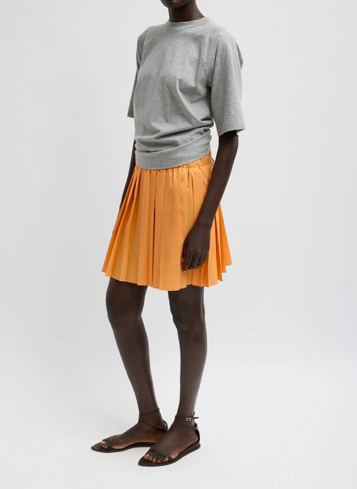 Summer Nylon Pull On Mini Skirt - Image 4