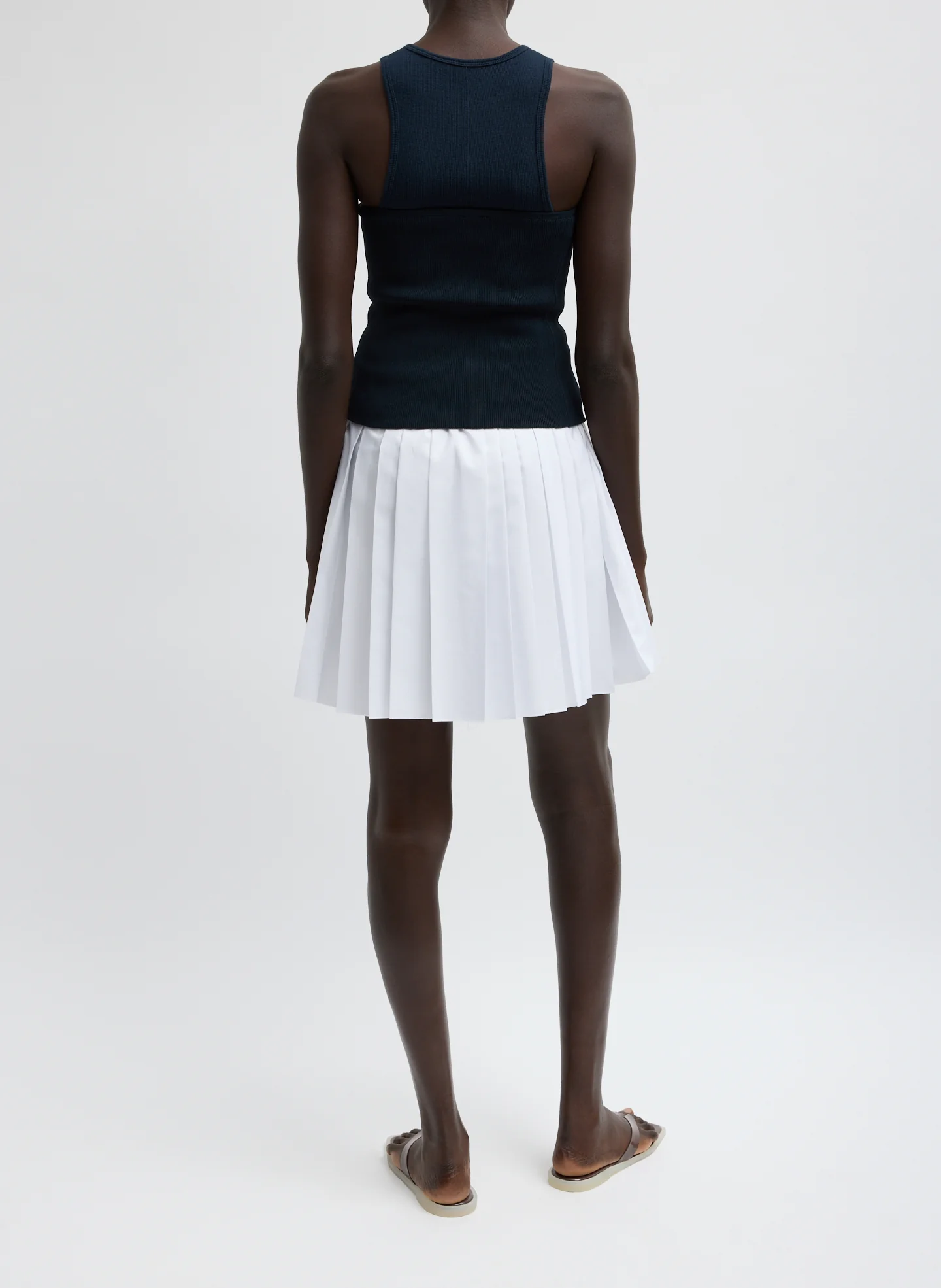 Summer Nylon Pull On Mini Skirt - Image 4