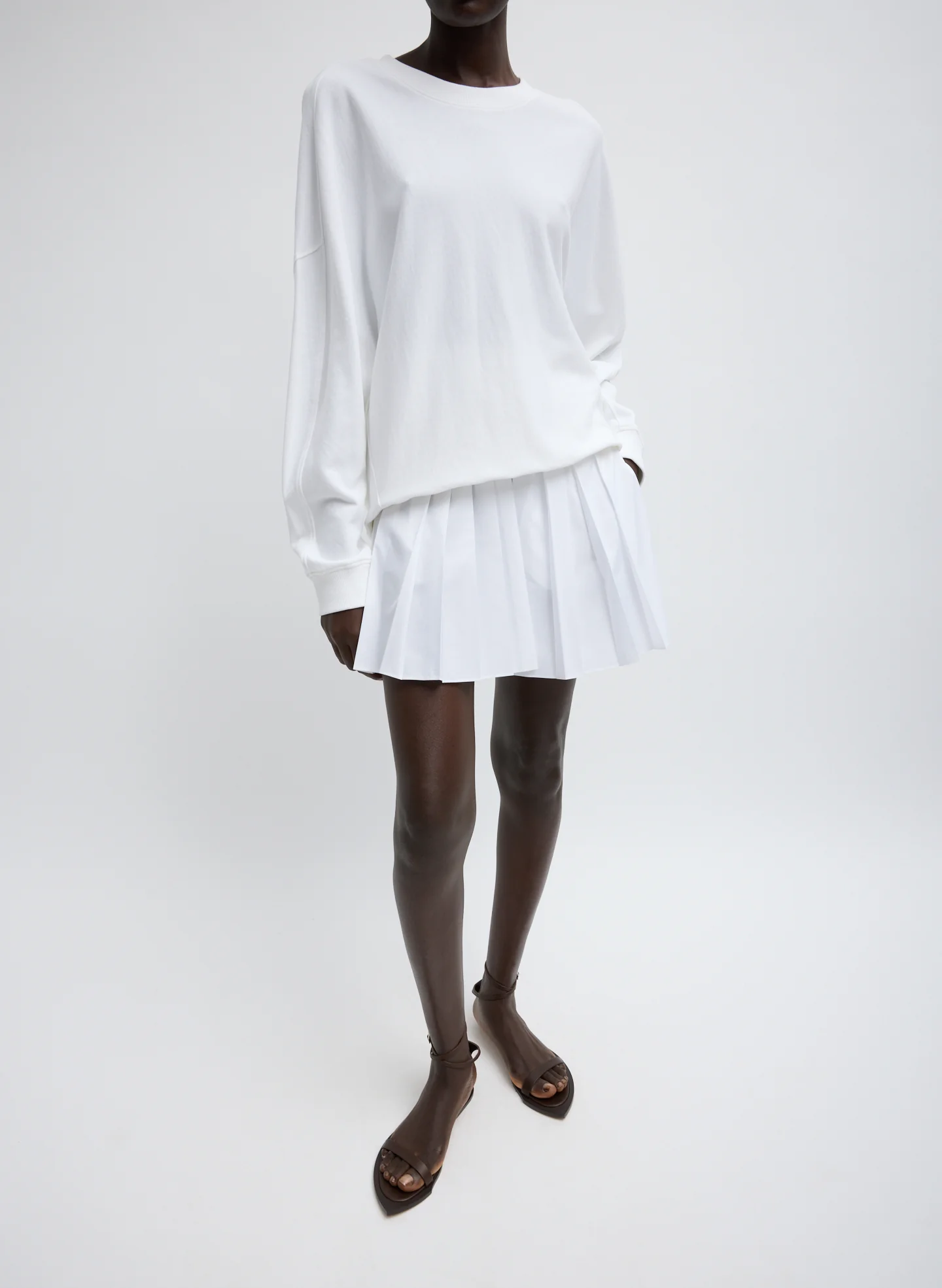 Summer Nylon Pull On Mini Skirt - Image 5