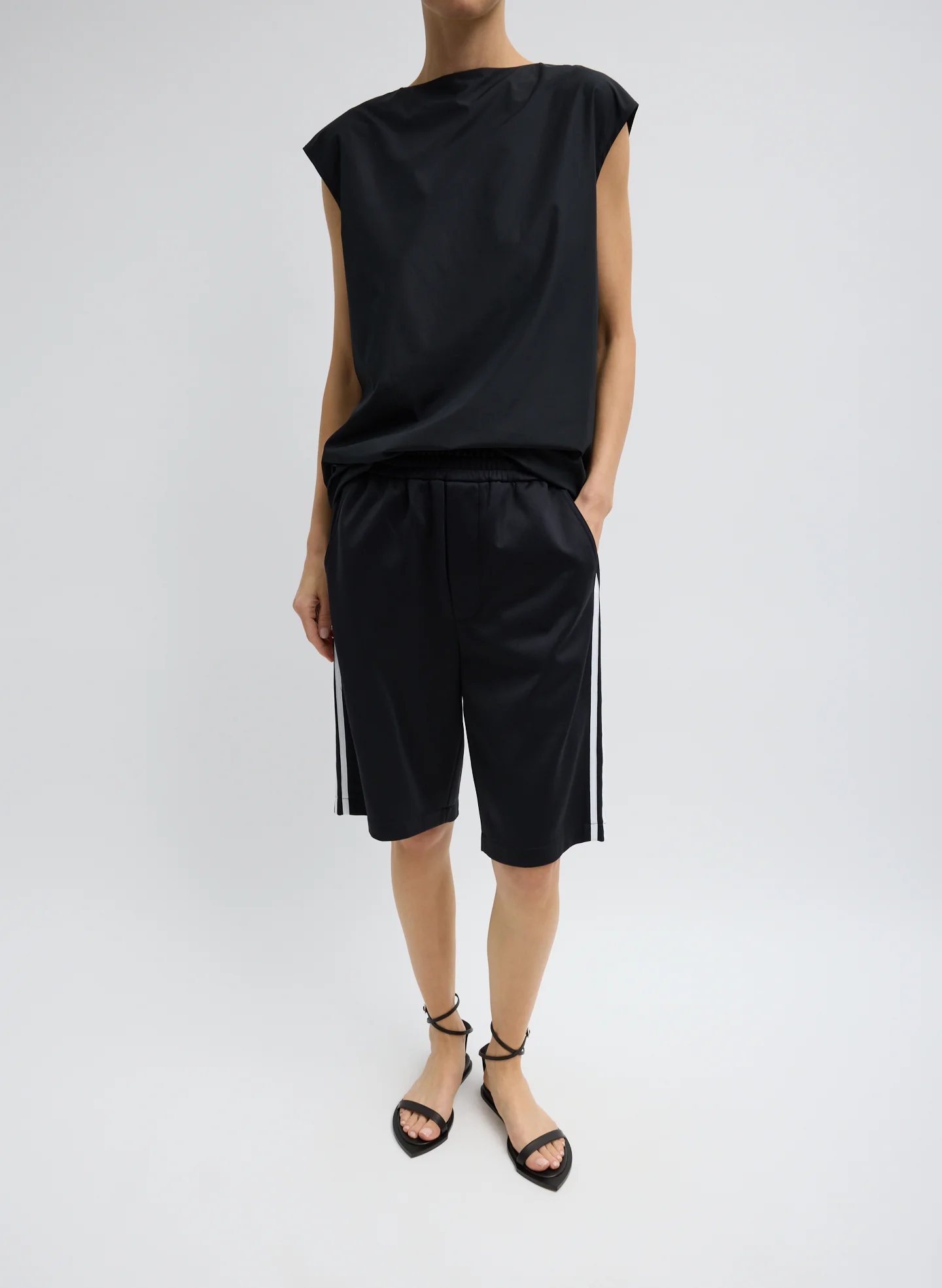 Summer Nylon Sleeveless Cocoon Top - Image 5