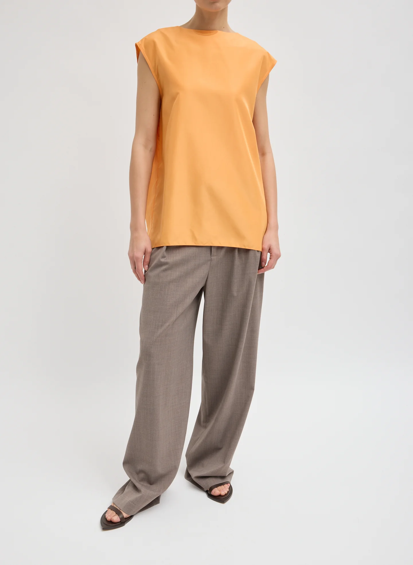 Summer Nylon Sleeveless Cocoon Top - Image 6