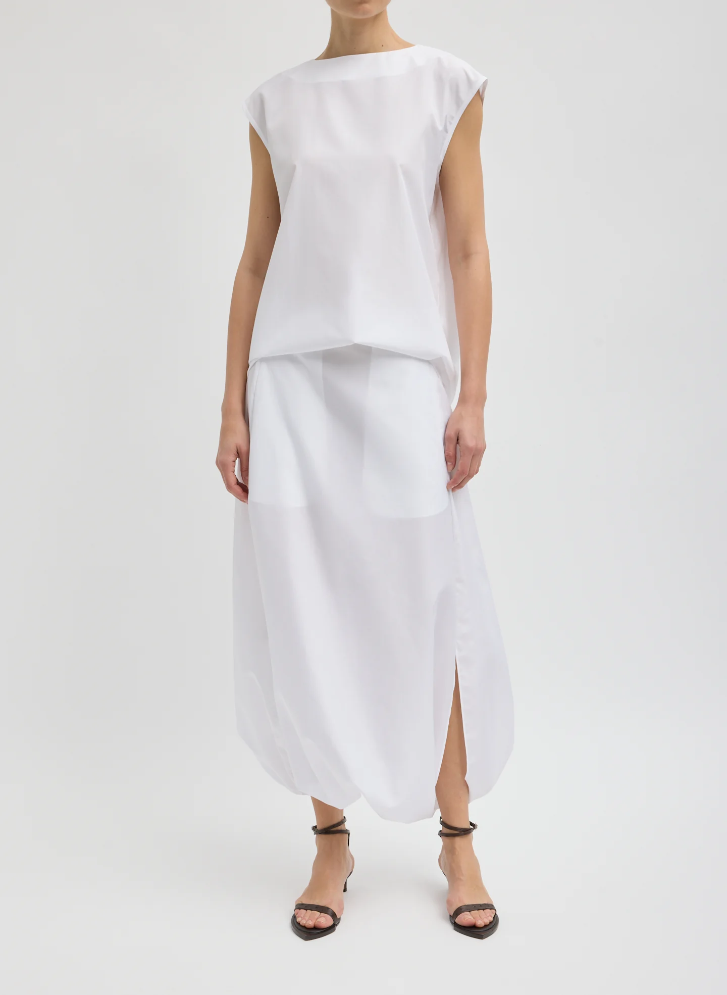 Summer Nylon Sleeveless Cocoon Top - Image 6