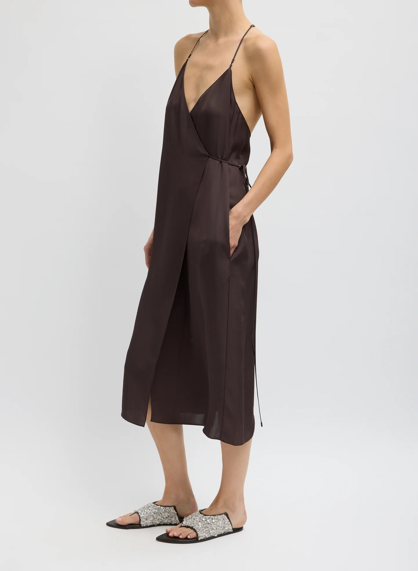 Summer Slip Wrap Dress - Image 3
