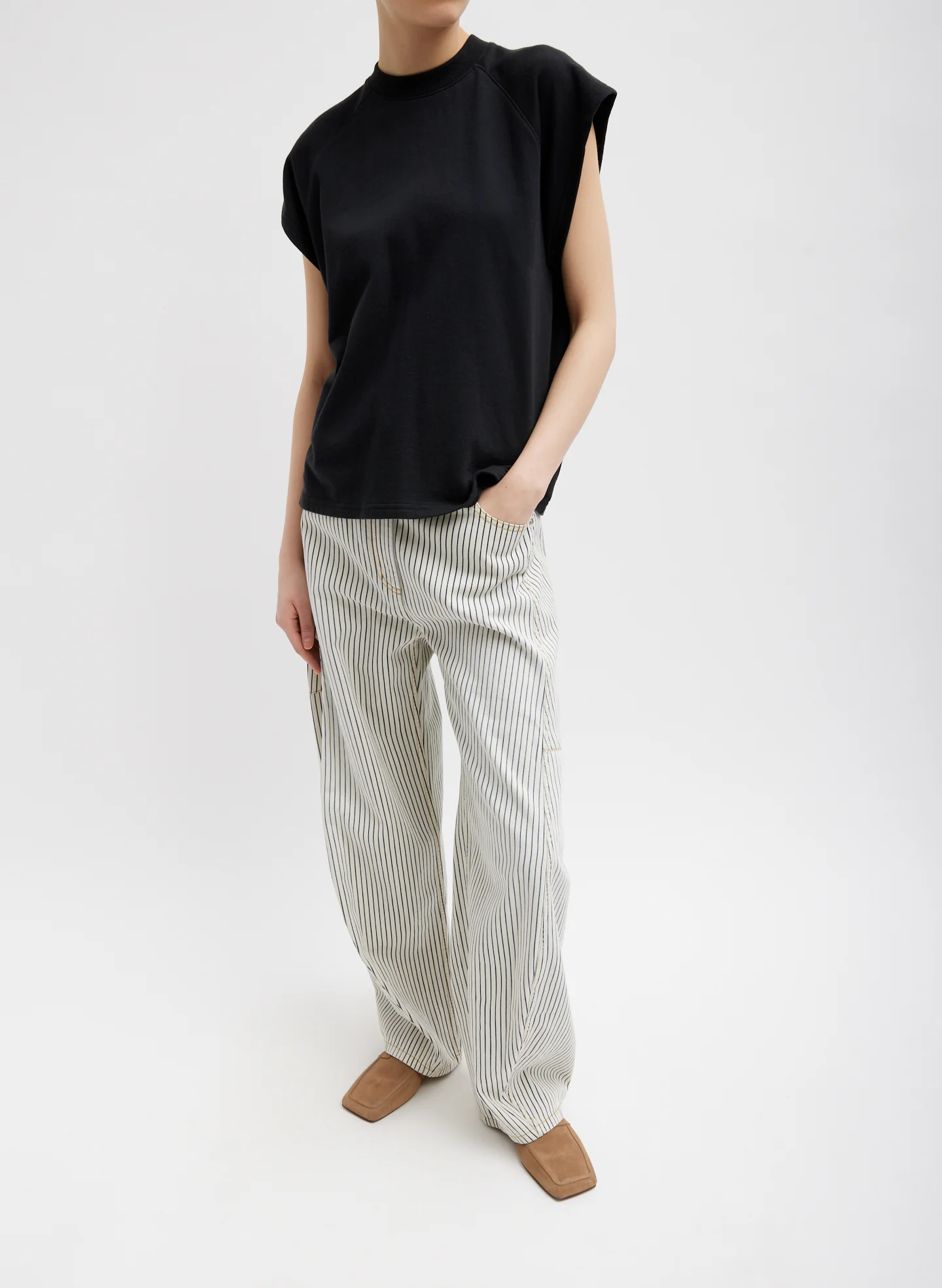 Summer Sweatshirting Sleeveless Easy Top - Image 3