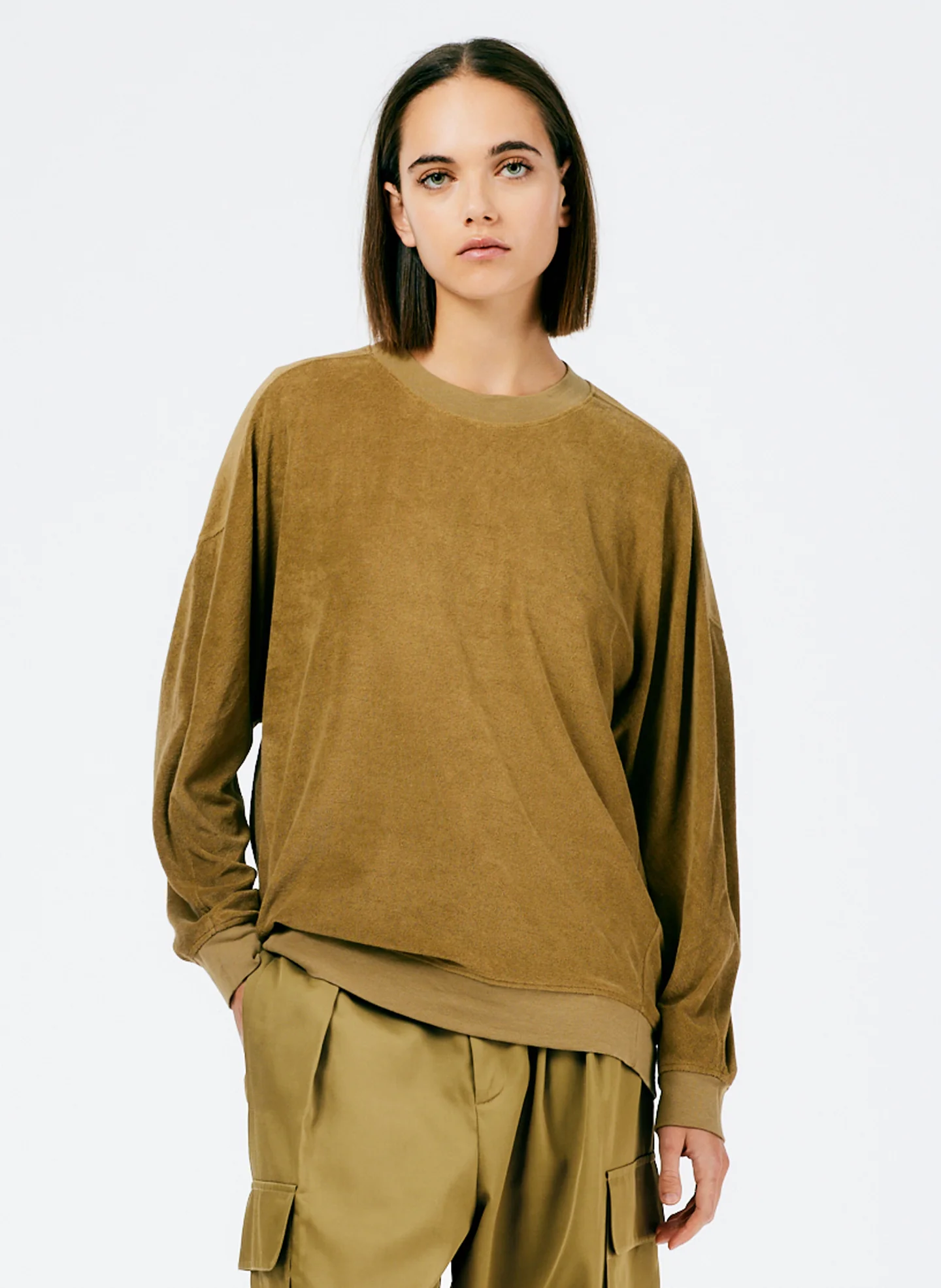 Summer Terry Crewneck Sweatshirt