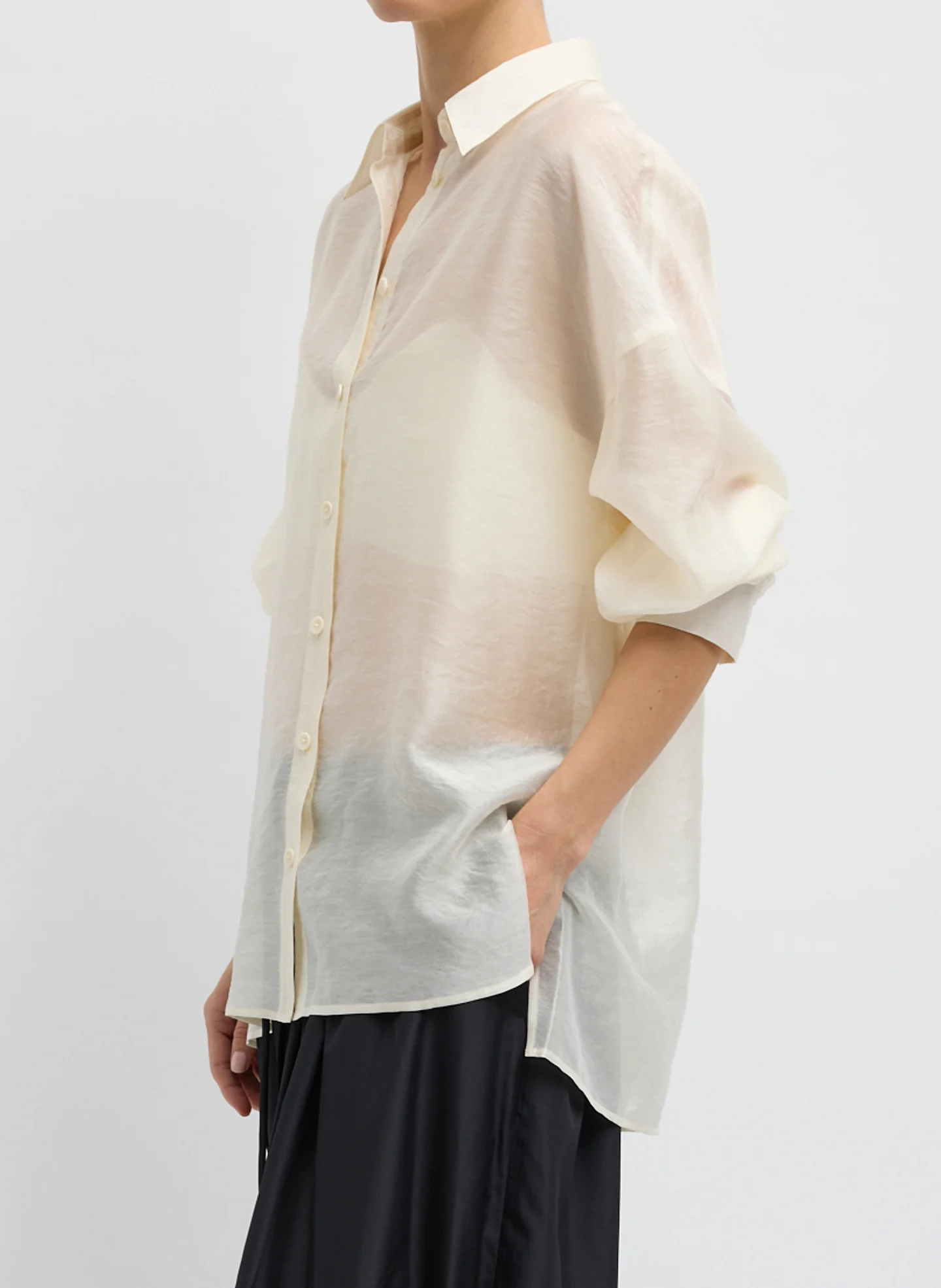 Summer Voile Oversized Shirt - Image 4