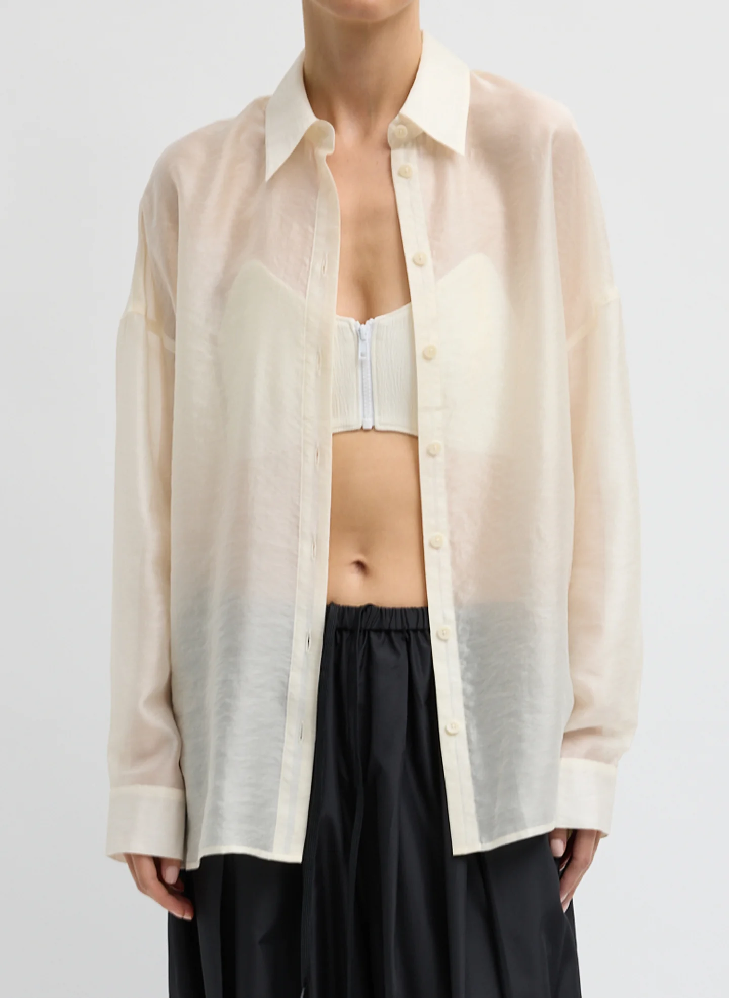 Summer Voile Oversized Shirt - Image 5