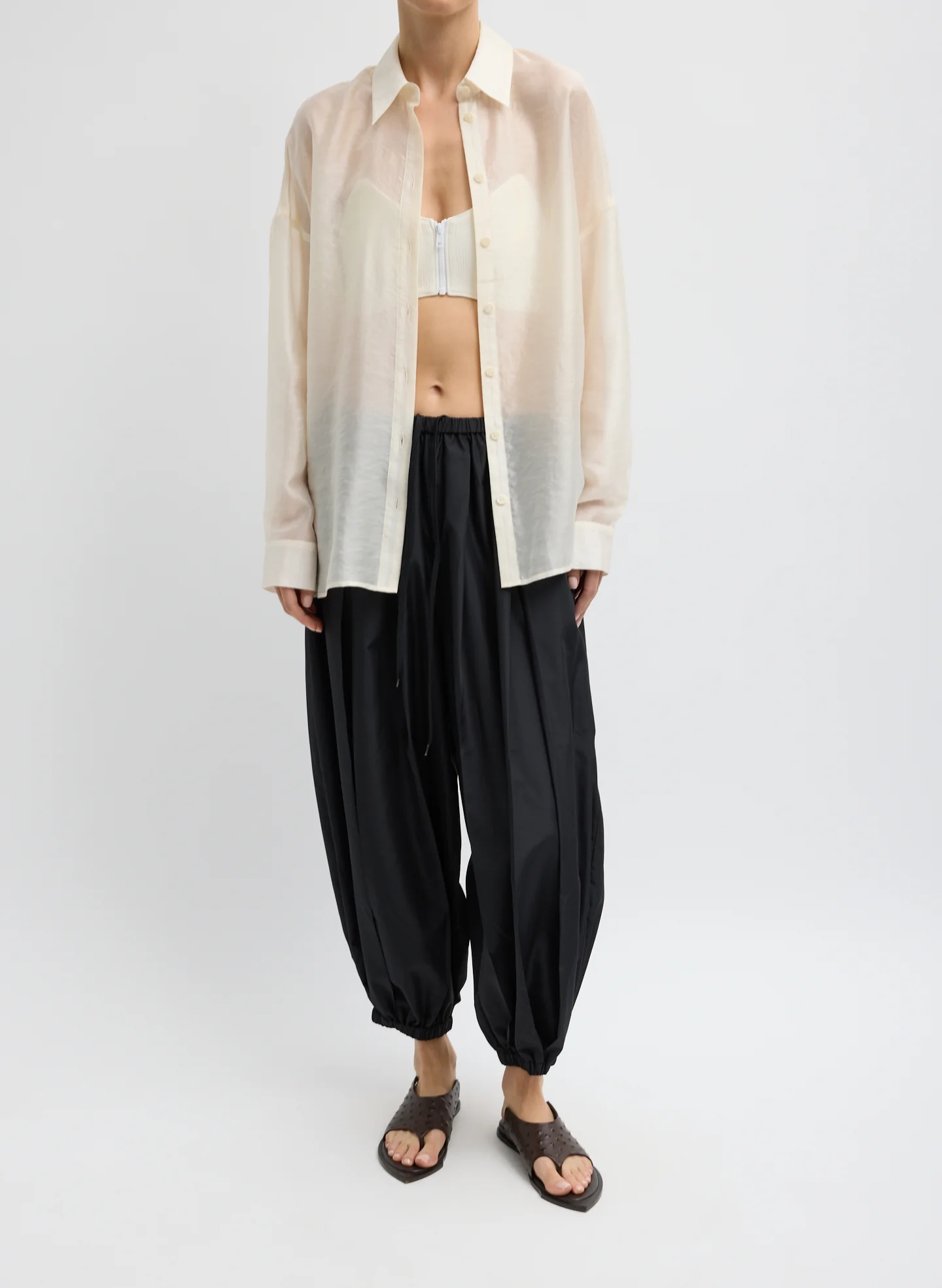 Summer Voile Oversized Shirt - Image 7