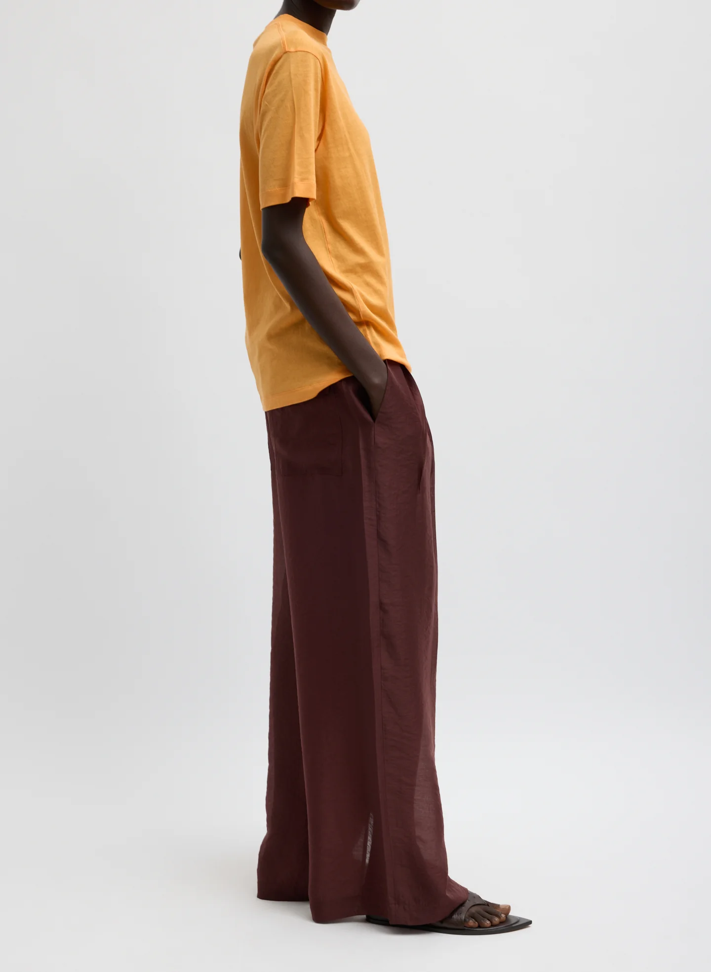 Summer Voile Stella Pant With Slit Detail - Image 3