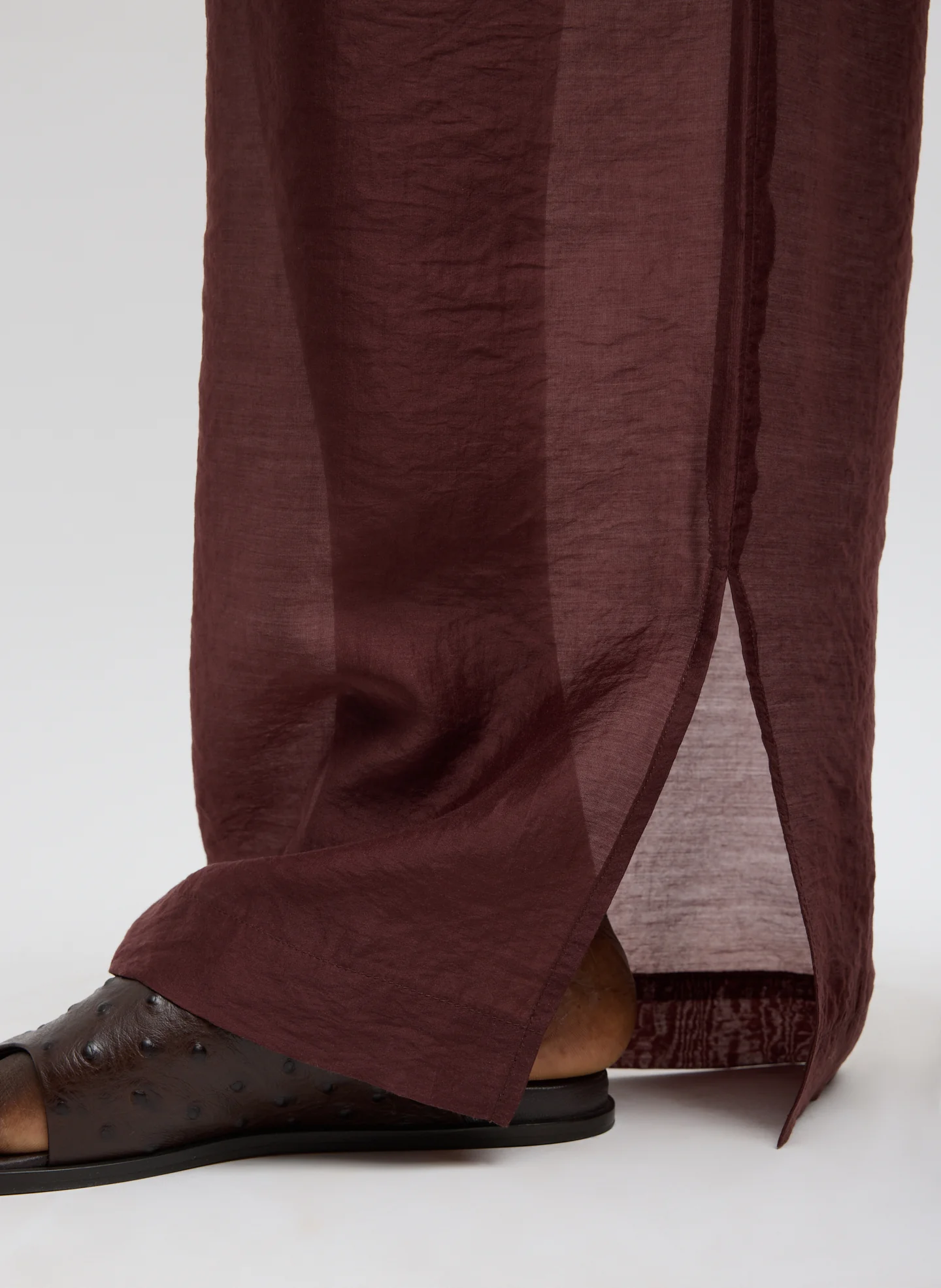 Summer Voile Stella Pant With Slit Detail - Image 7