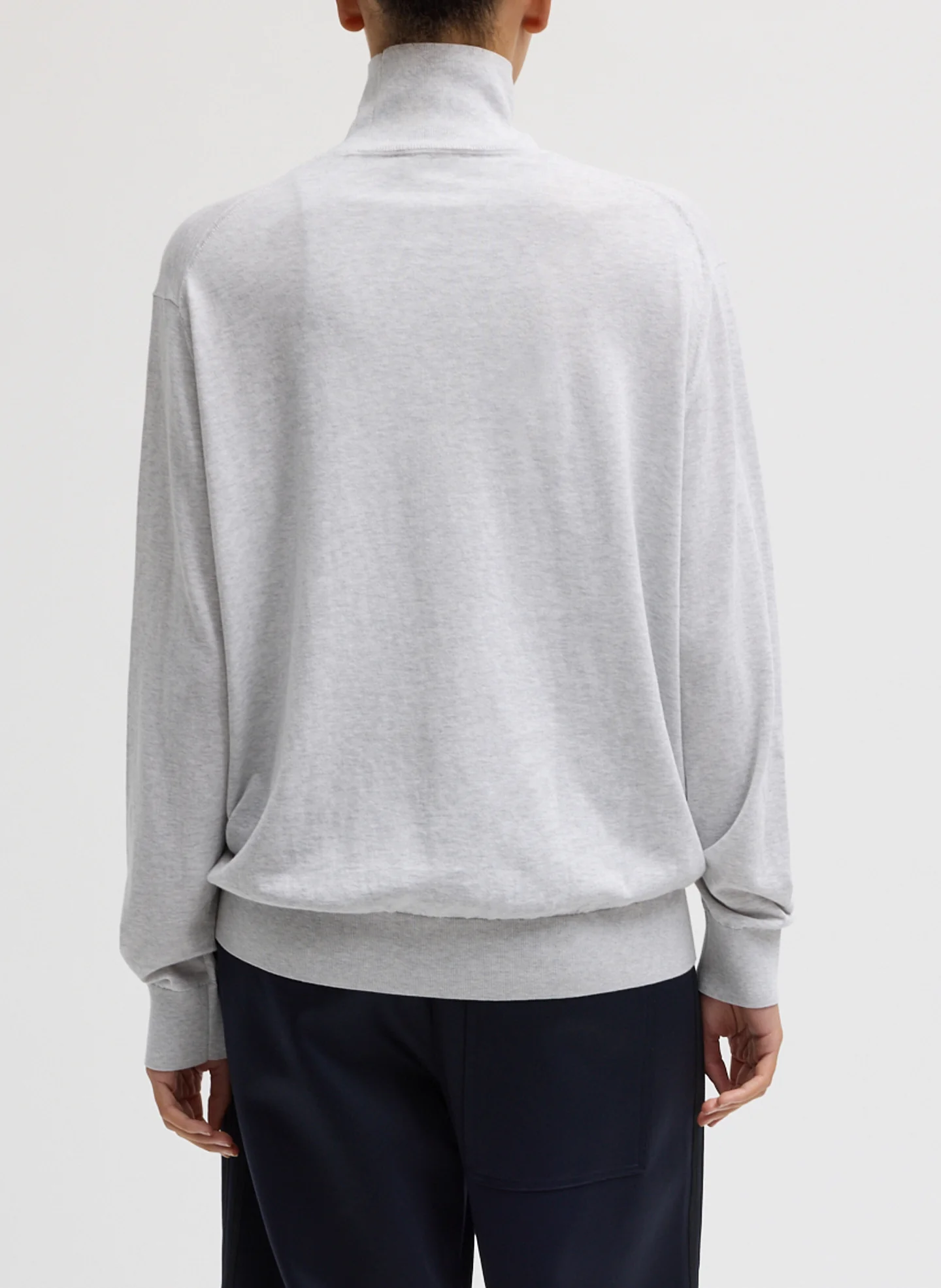 Super Fine Gauge Perfect Men's Turtleneck Pullover - Image 3