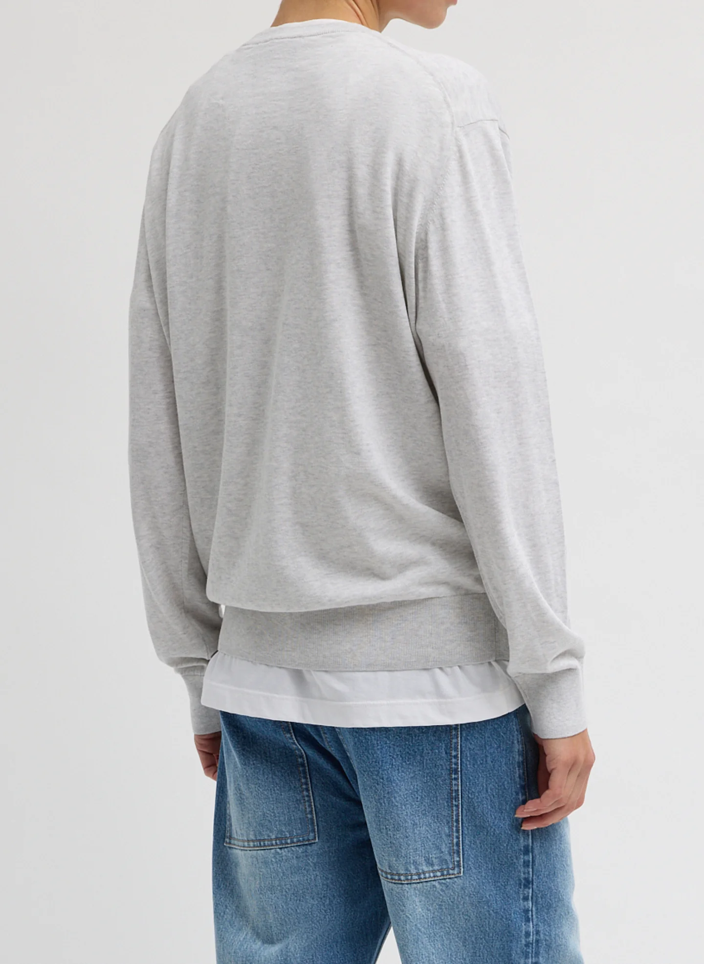 Super Fine Gauge Perfect V-Neck Men's Pullover - Image 4