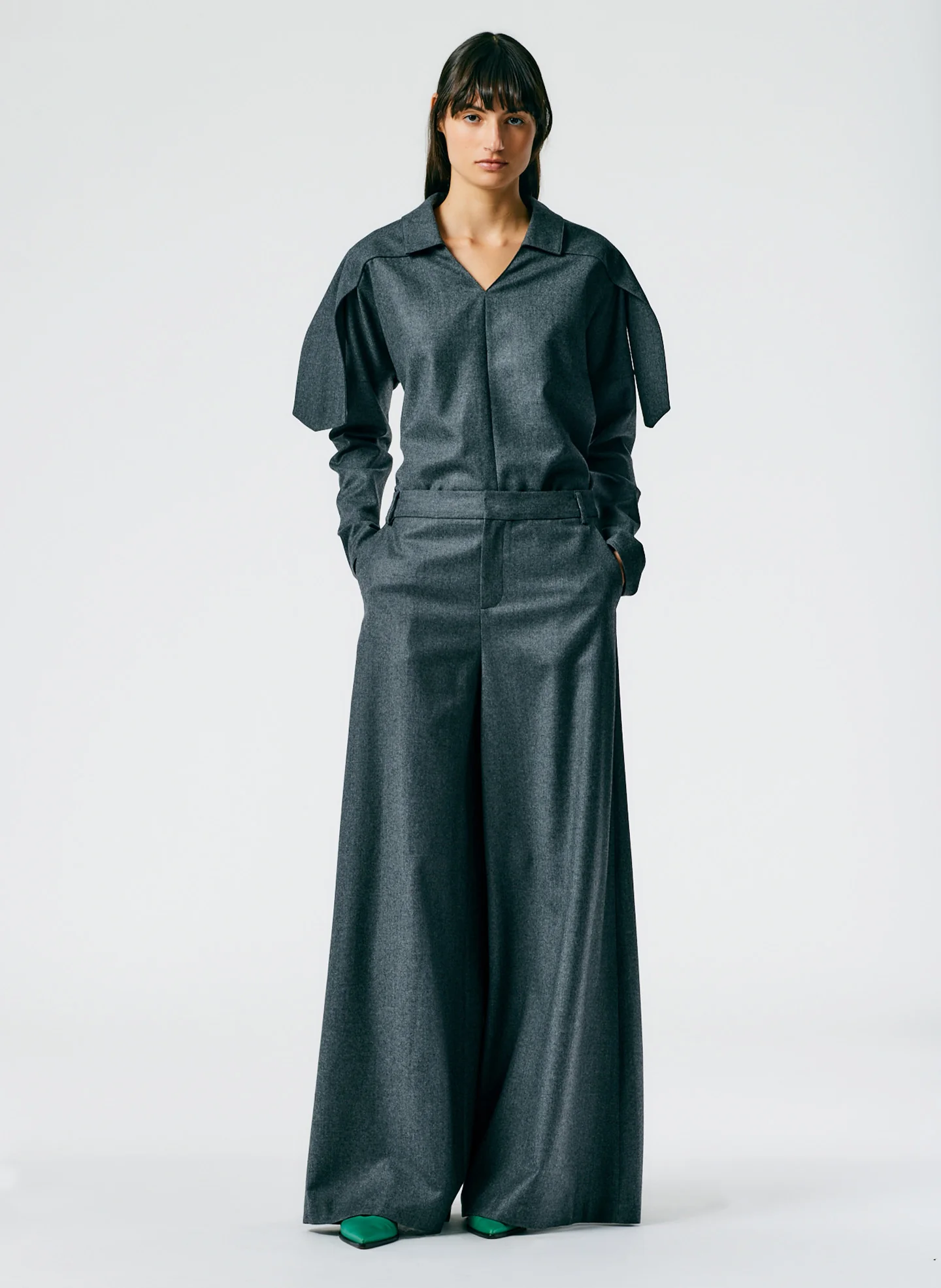 Superfine Wool Flannel Murray Trouser - Image 6