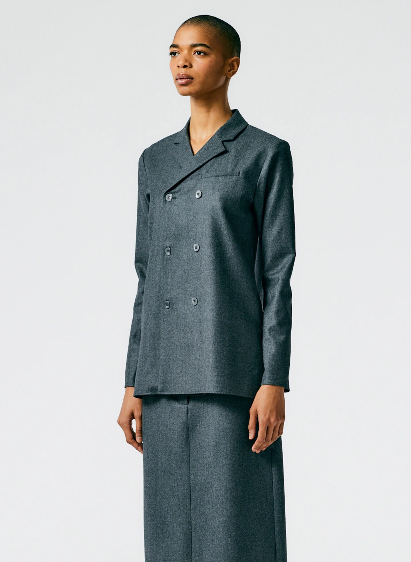 Superfine Wool Flannel Slim Shirt Jacket - Image 4