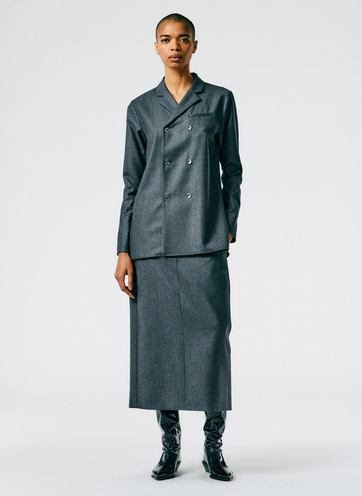 Superfine Wool Flannel Slim Shirt Jacket - Image 7