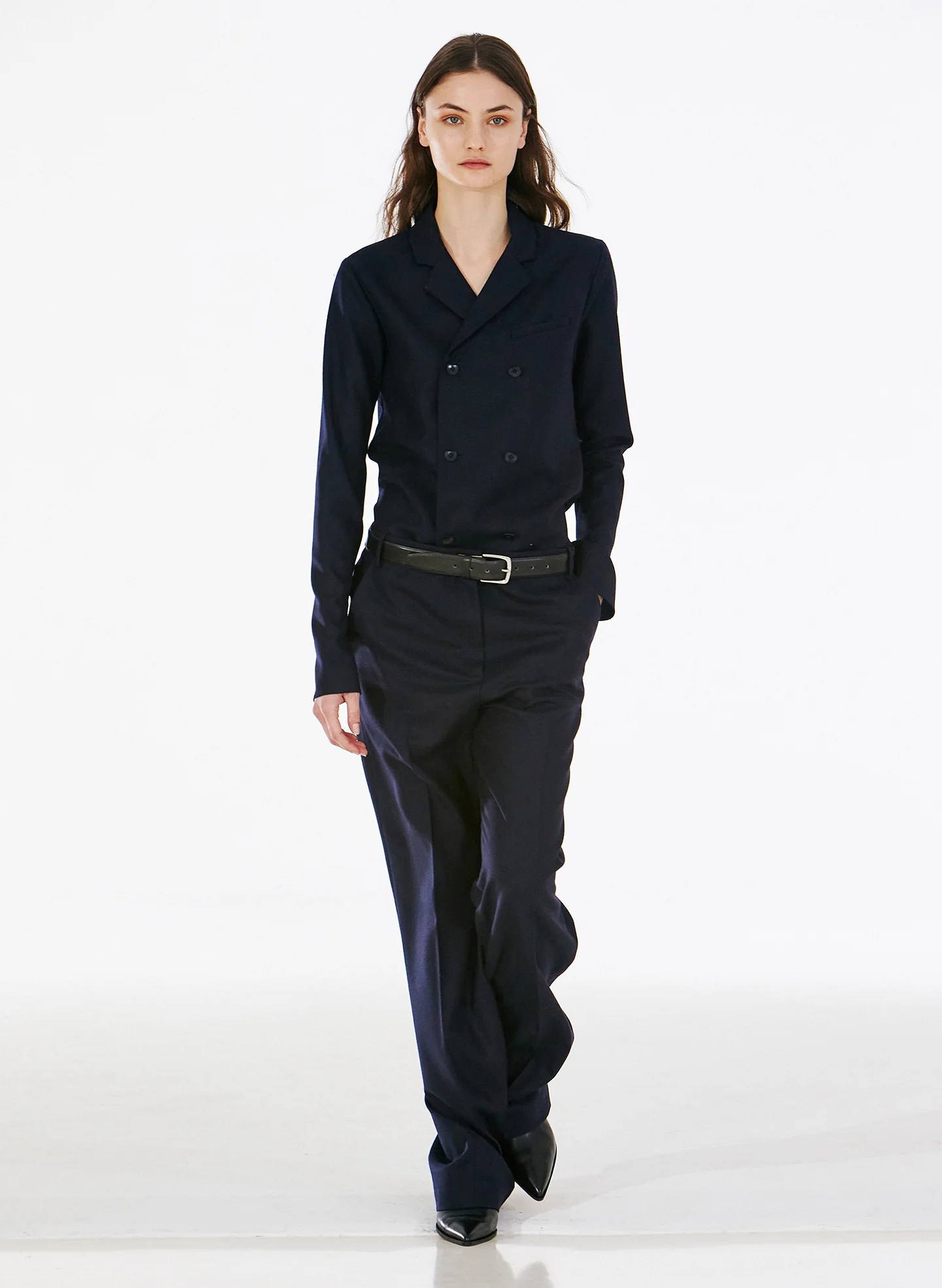 Superfine Wool Flannel Slim Shirt Jacket - Image 2