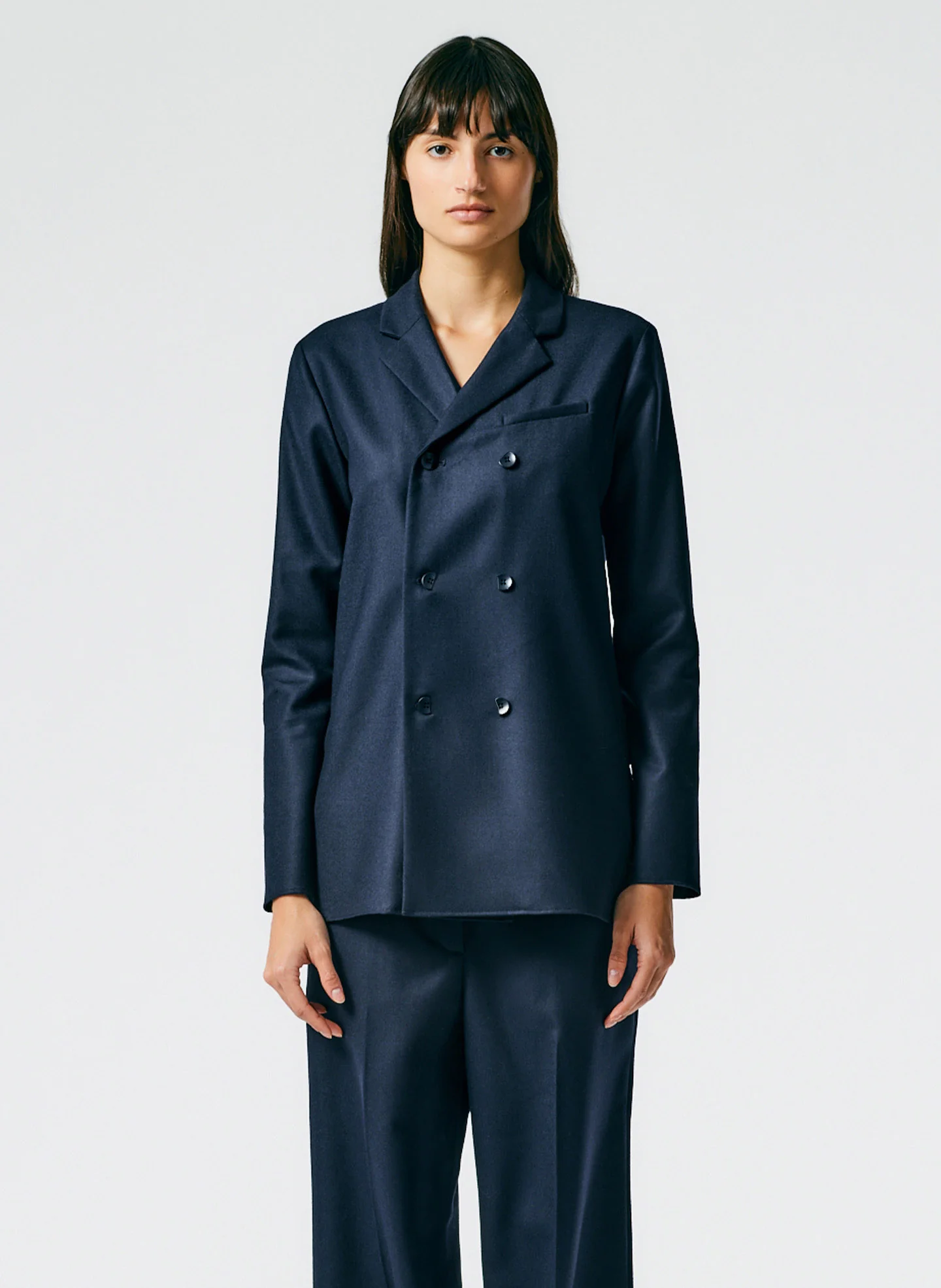 Superfine Wool Flannel Slim Shirt Jacket - Image 3
