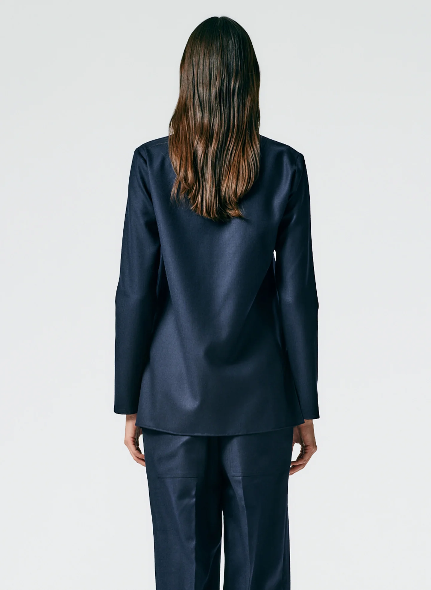 Superfine Wool Flannel Slim Shirt Jacket - Image 5