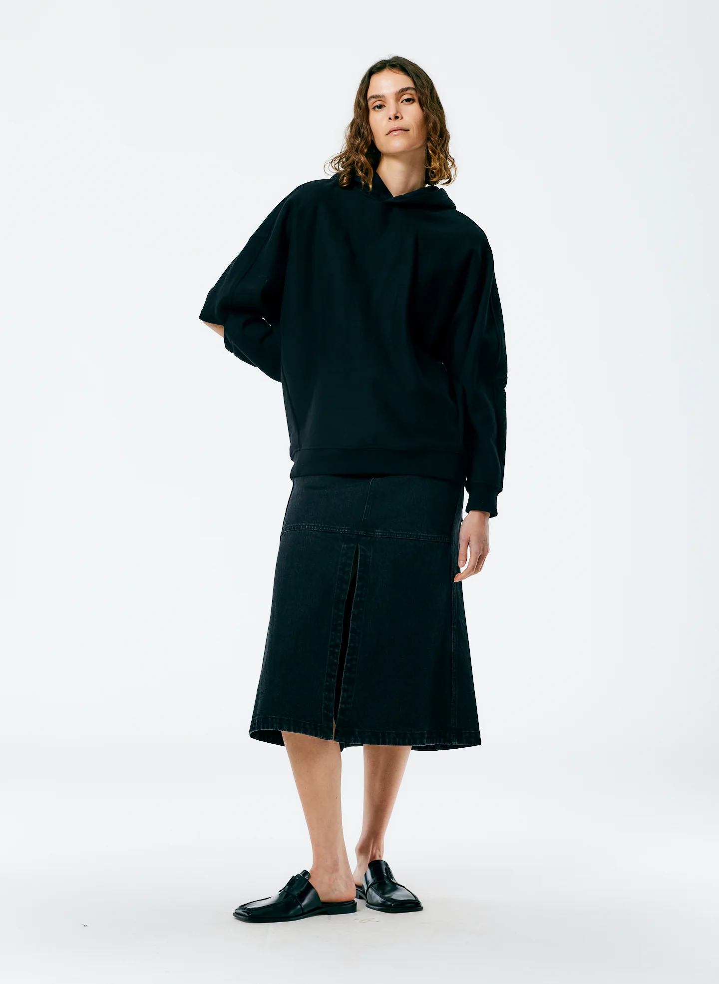 Hooded Cocoon Sweatshirt - Image 4