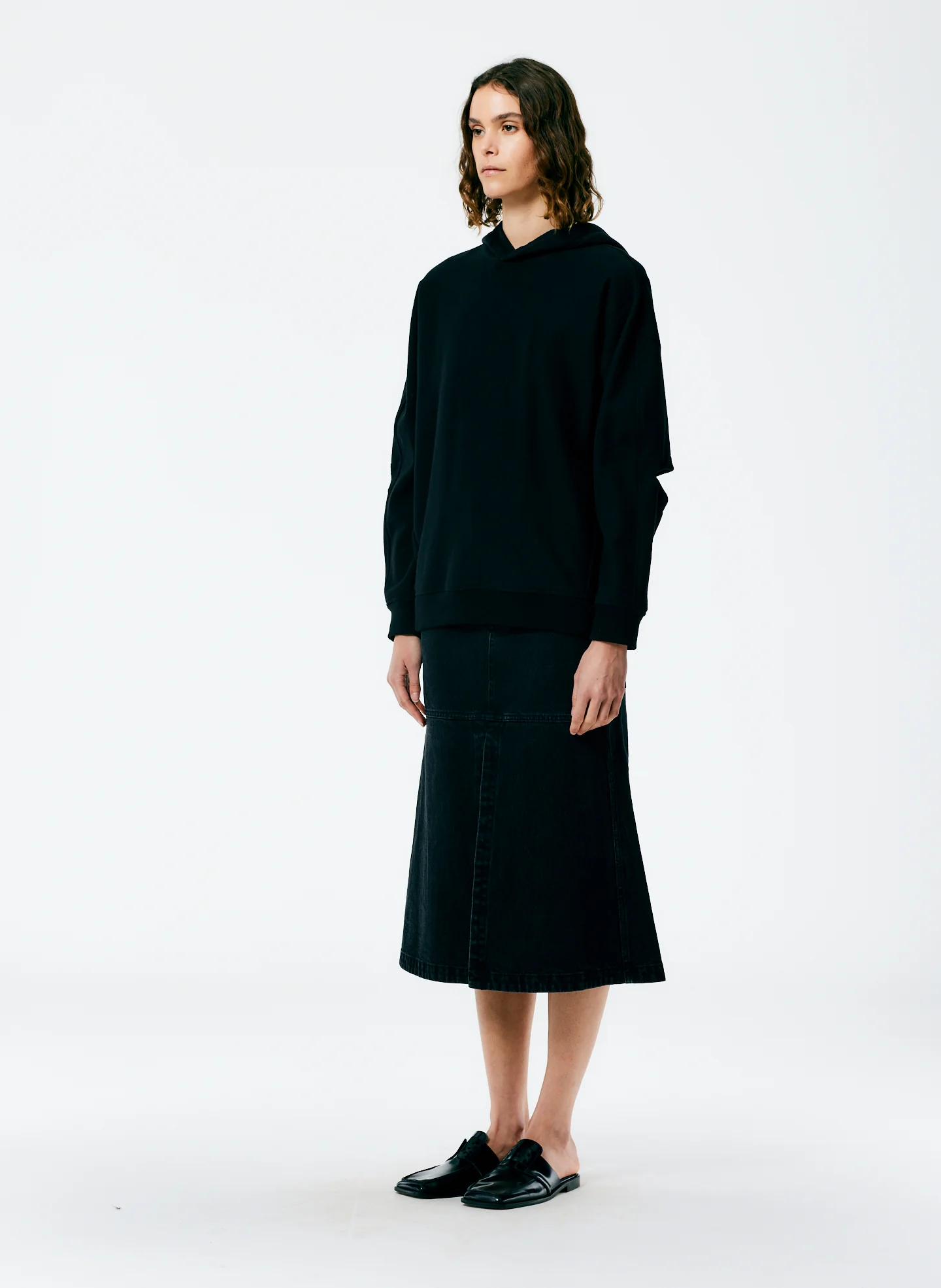 Hooded Cocoon Sweatshirt - Image 5
