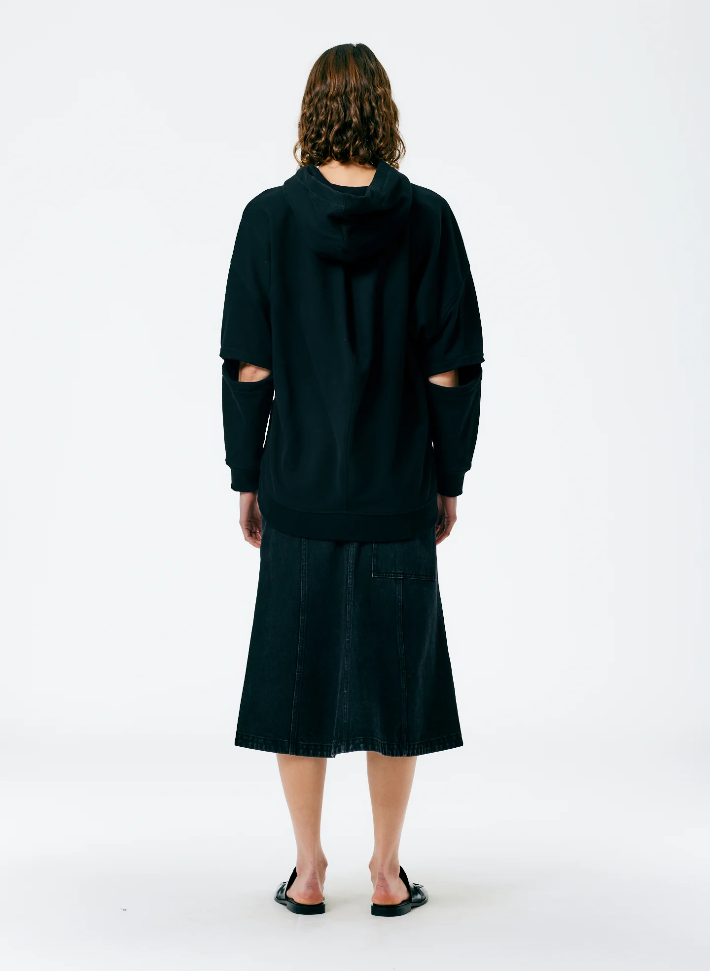 Hooded Cocoon Sweatshirt - Image 6