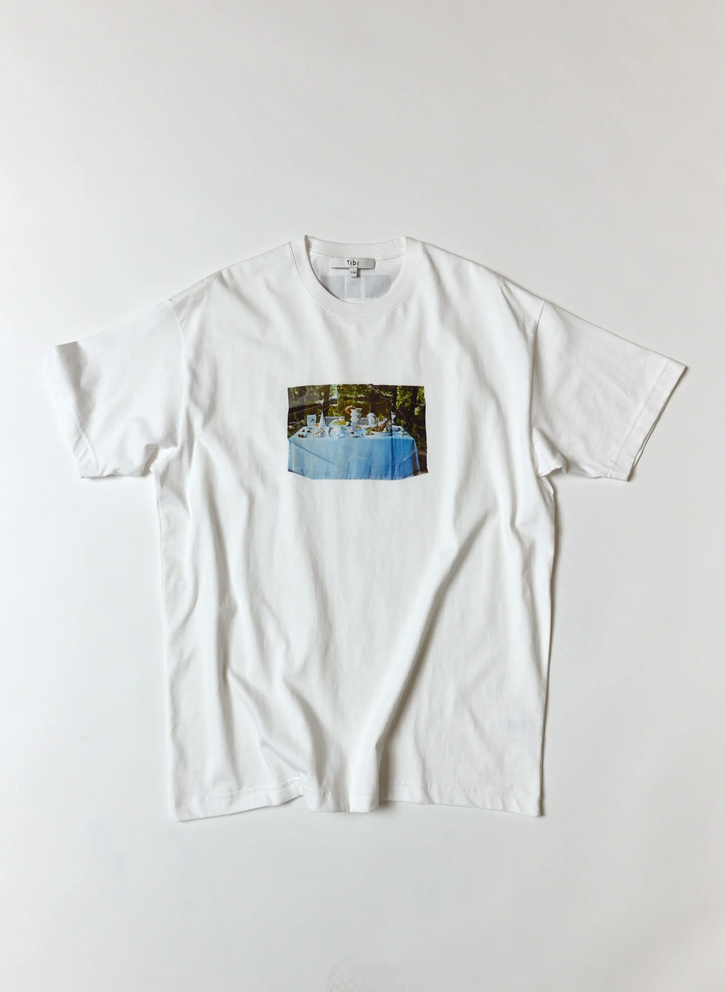 Tibi Creative Lab Supper Print T-Shirt