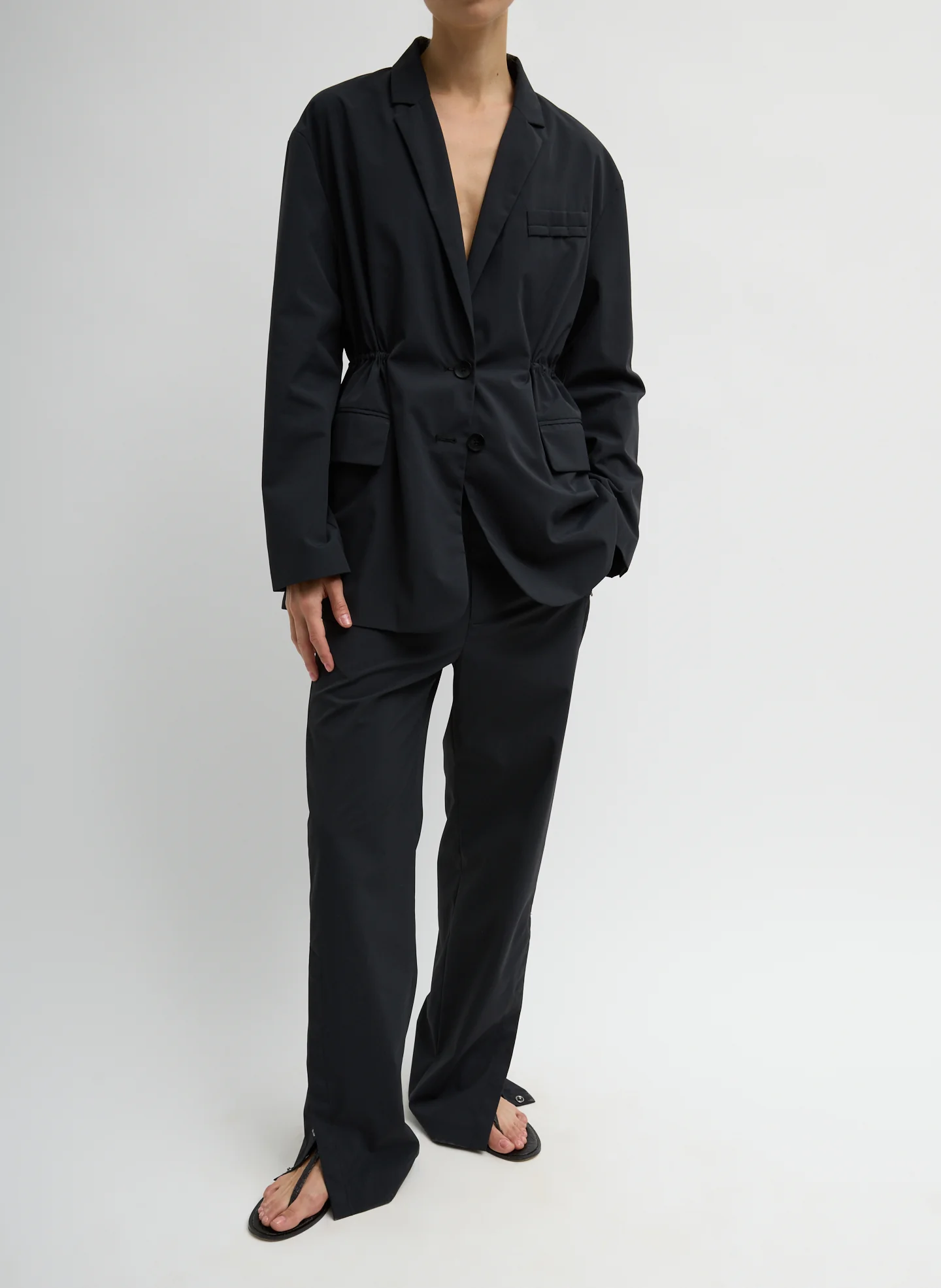 Tech Suiting Anorak Blazer With Zip Off Vest - Image 9