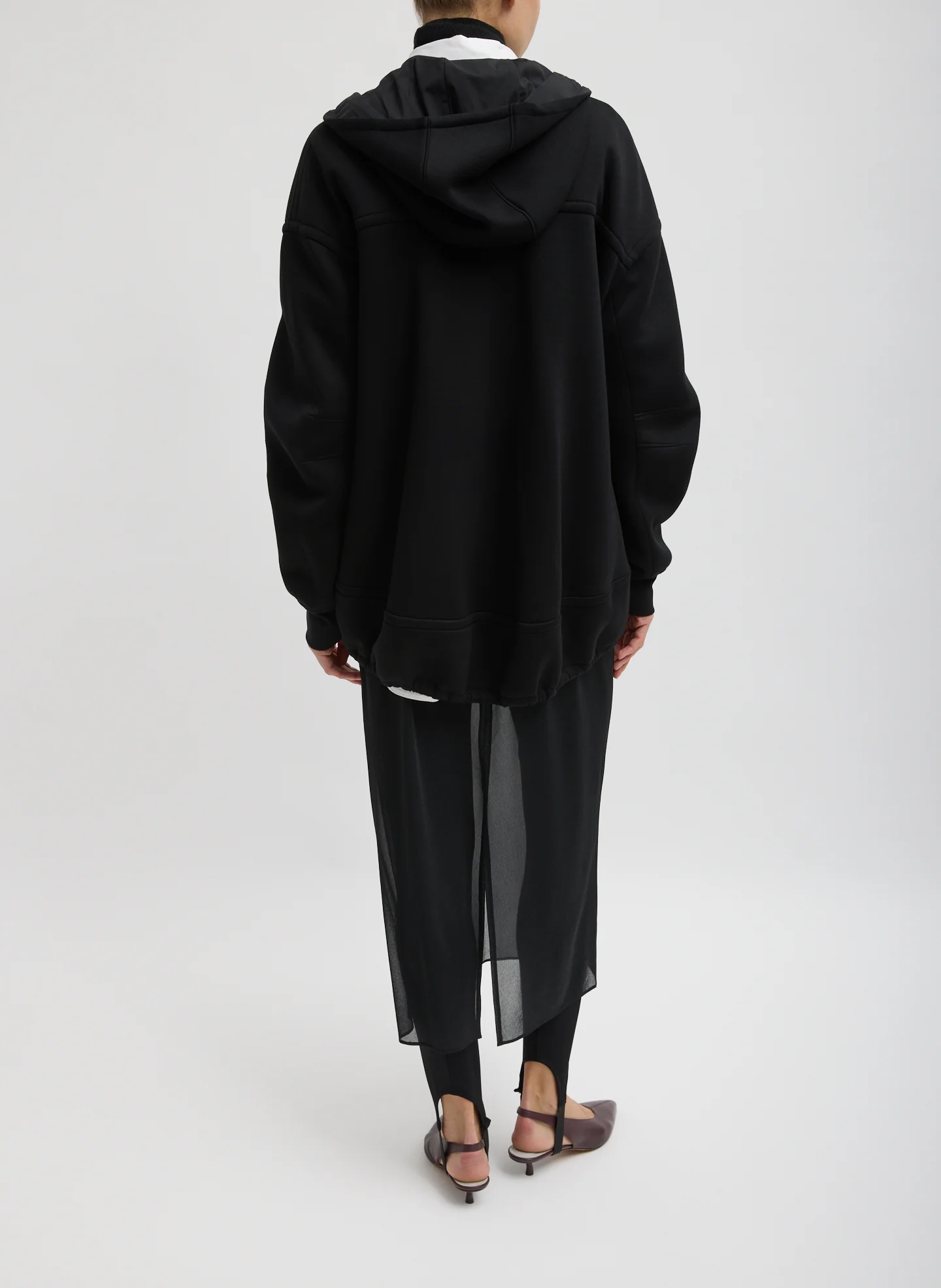 Techy Viscose Zip Up Hoodie - Image 8