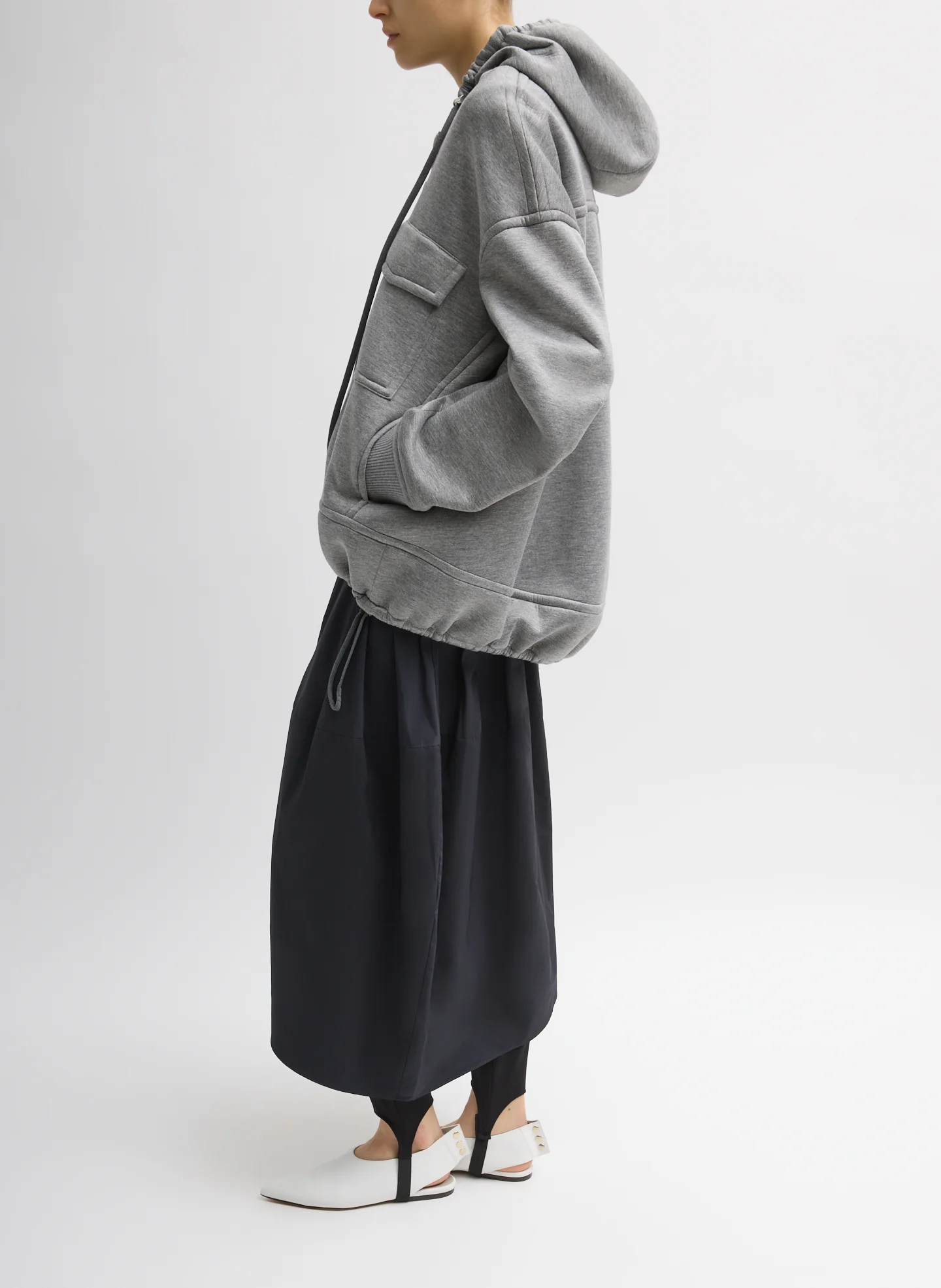 Techy Viscose Zip Up Hoodie - Image 5