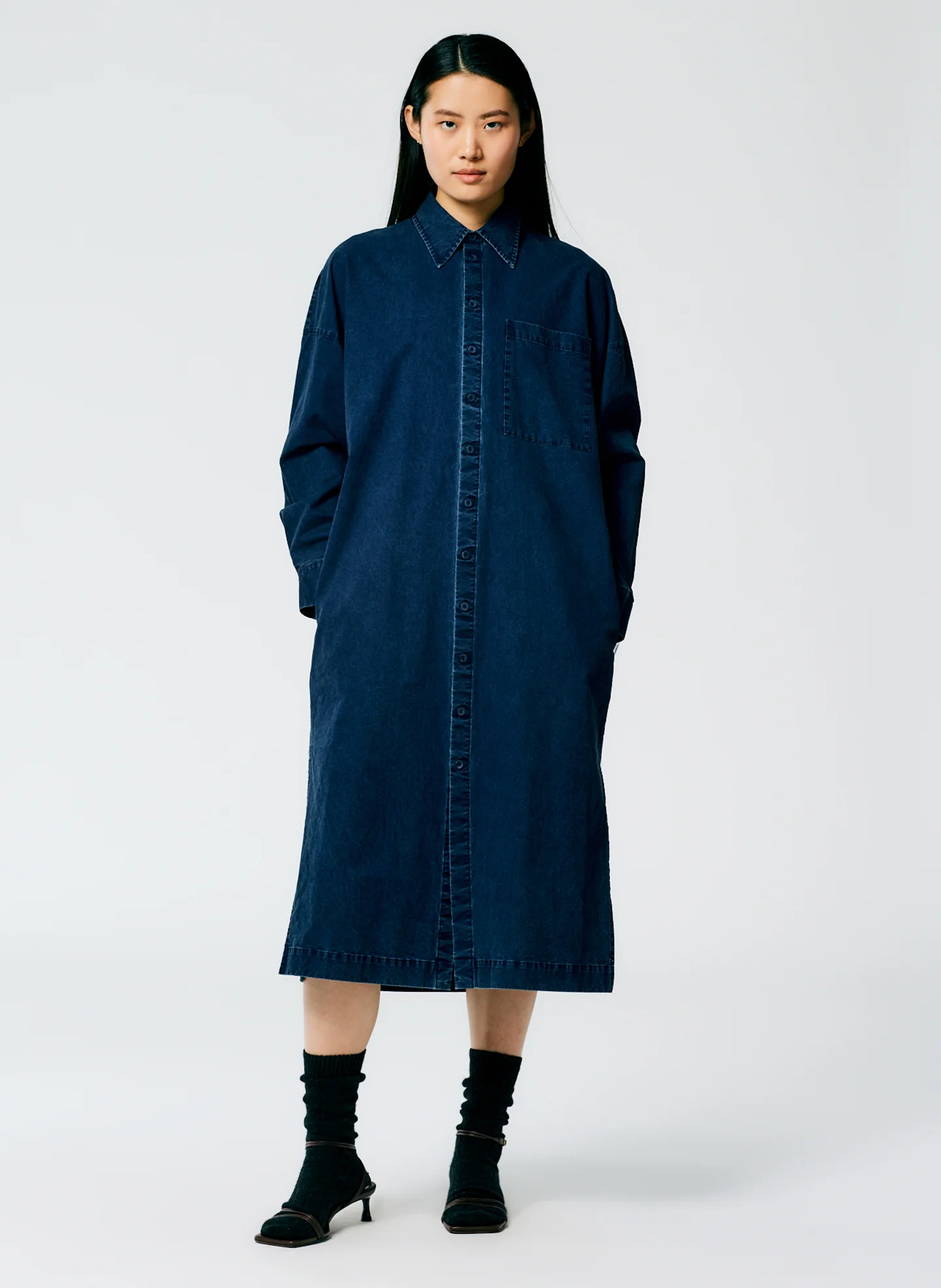 Tencel Cotton Shirtdress