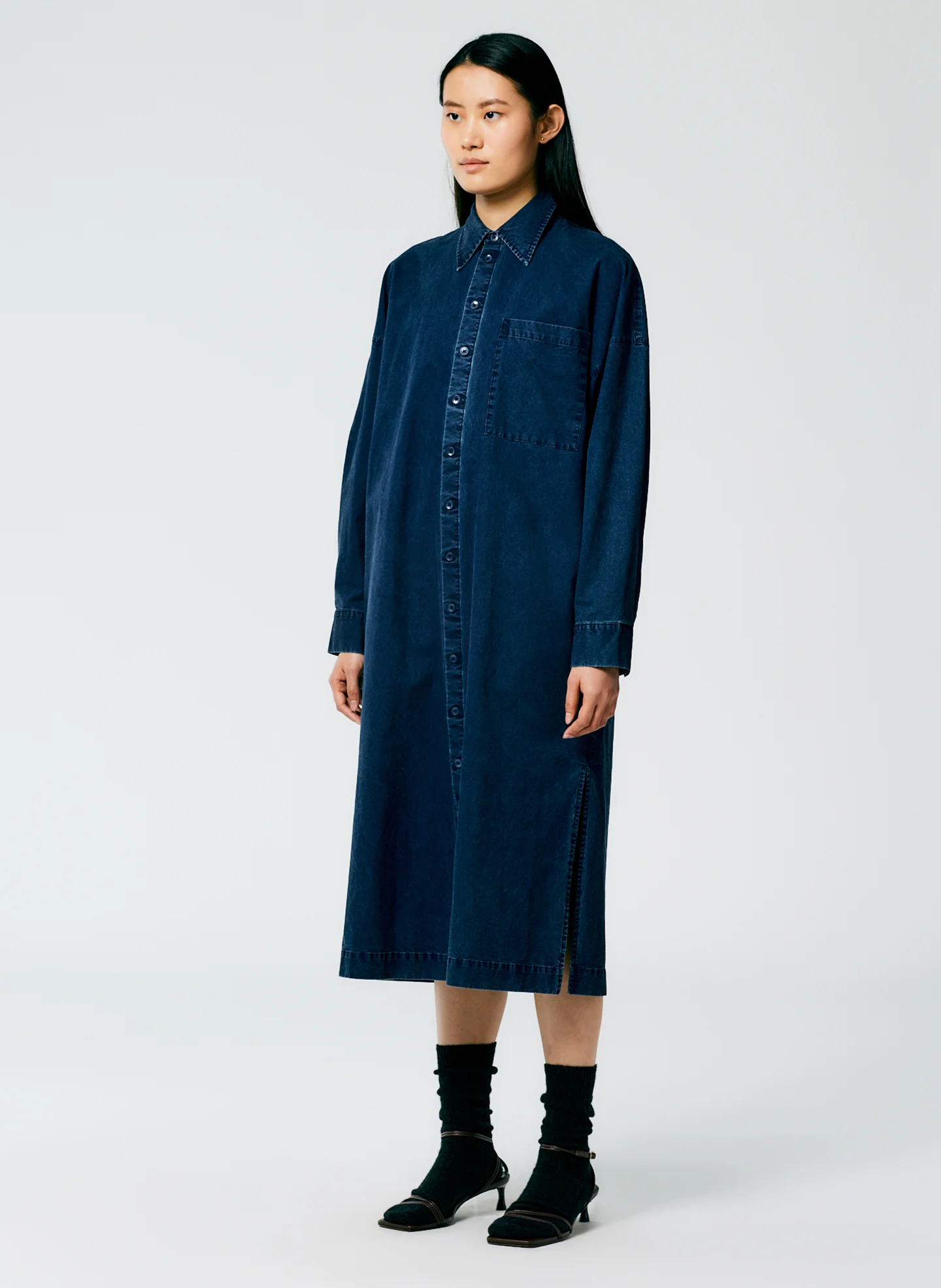 Tencel Cotton Shirtdress - Image 2