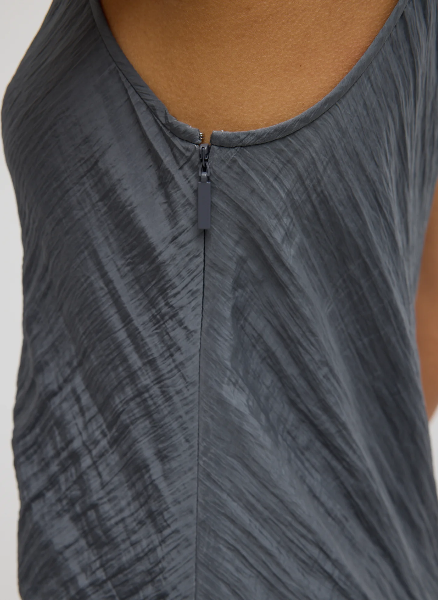 The Crinkle Slip Midi Bias Dress - Image 6